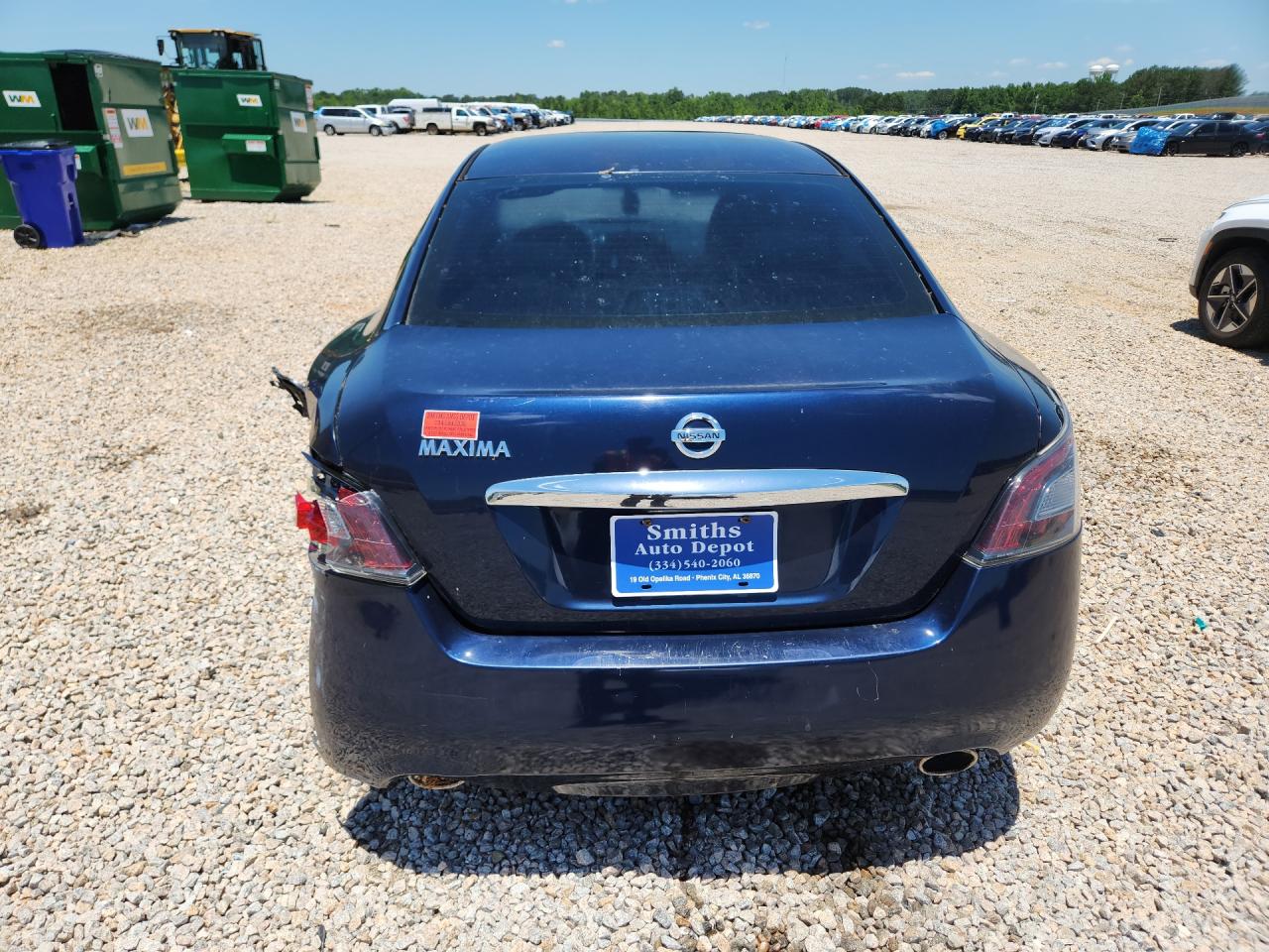 2013 Nissan Maxima 3.5 S Blue vin: 1N4AA5AP8DC802526
