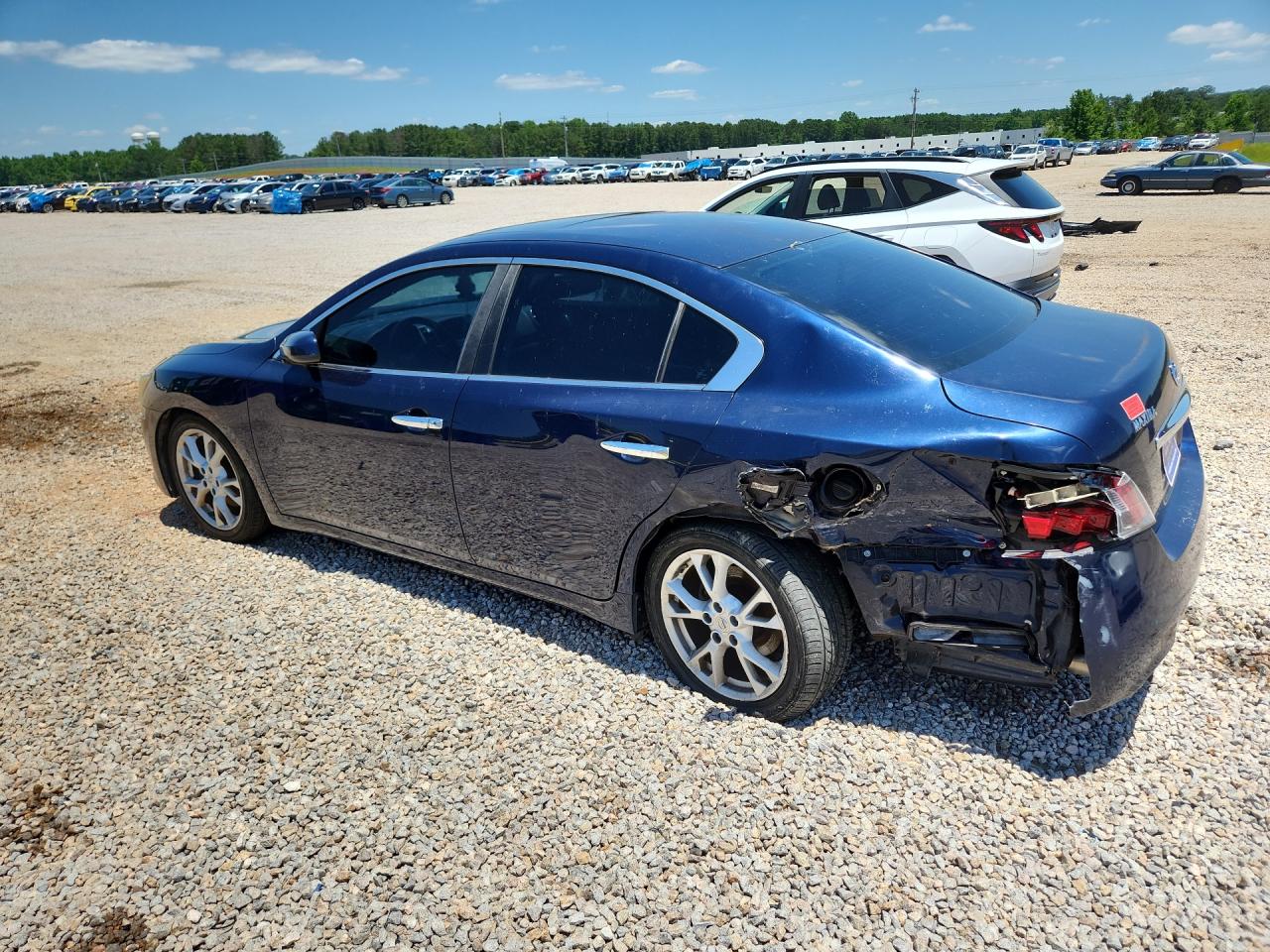 2013 Nissan Maxima 3.5 S Blue vin: 1N4AA5AP8DC802526