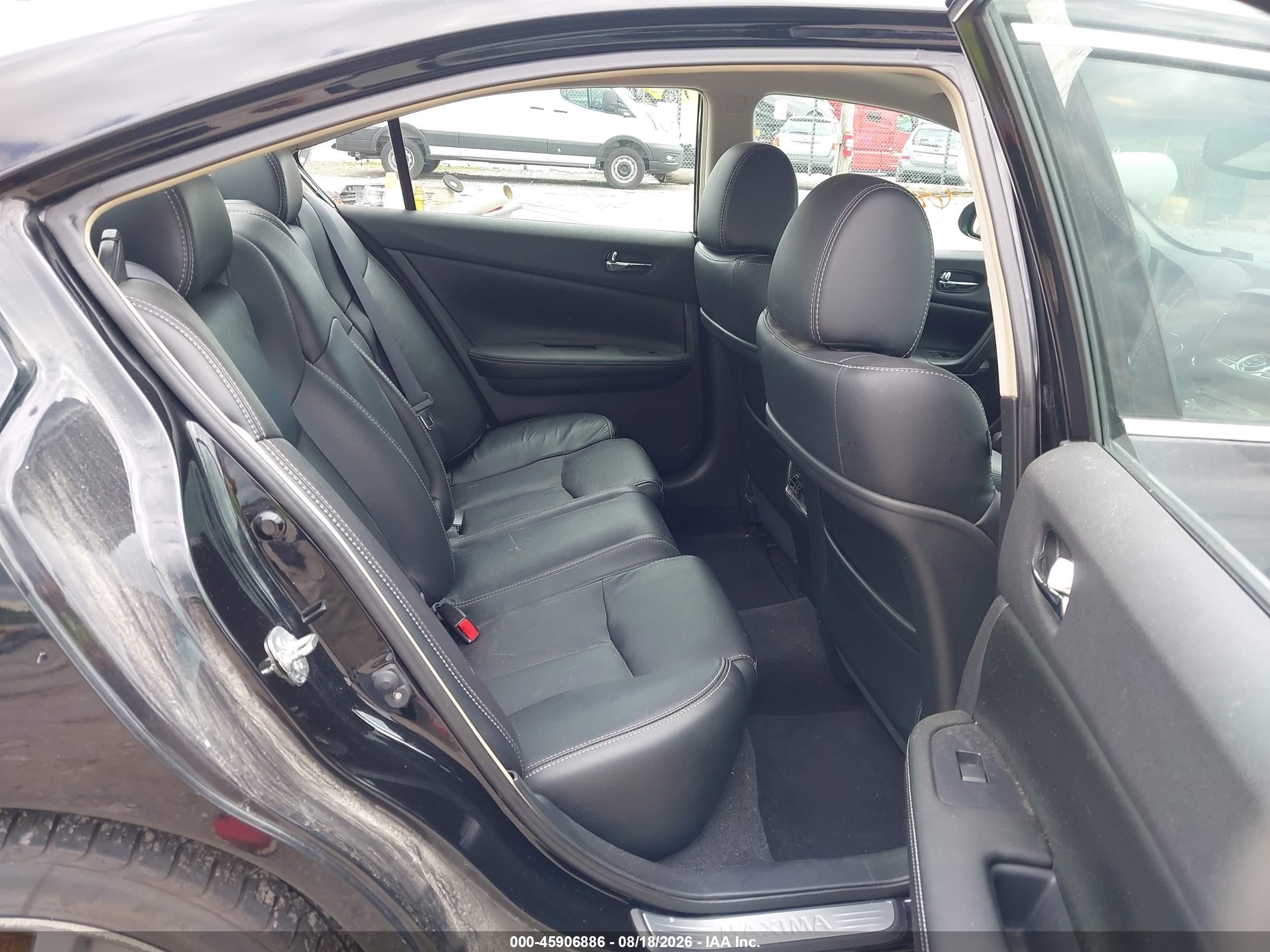 2013 Nissan Maxima 3.5 Sv Black vin: 1N4AA5AP8DC806107