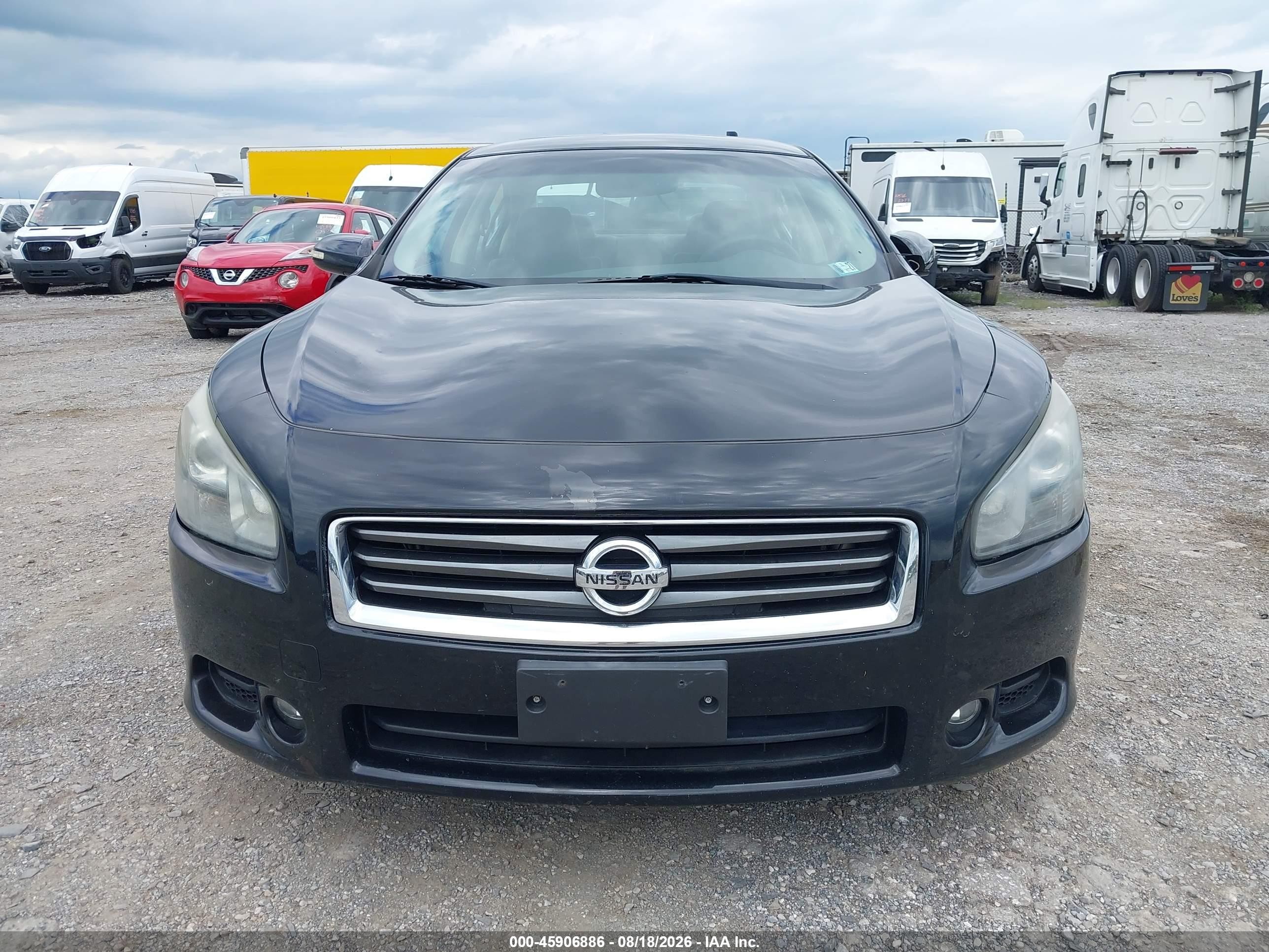 2013 Nissan Maxima 3.5 Sv Black vin: 1N4AA5AP8DC806107
