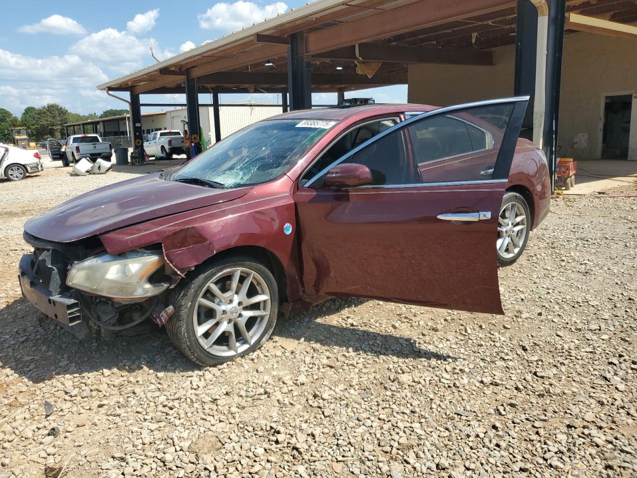 2013 Nissan Maxima S Maroon vin: 1N4AA5AP8DC806267