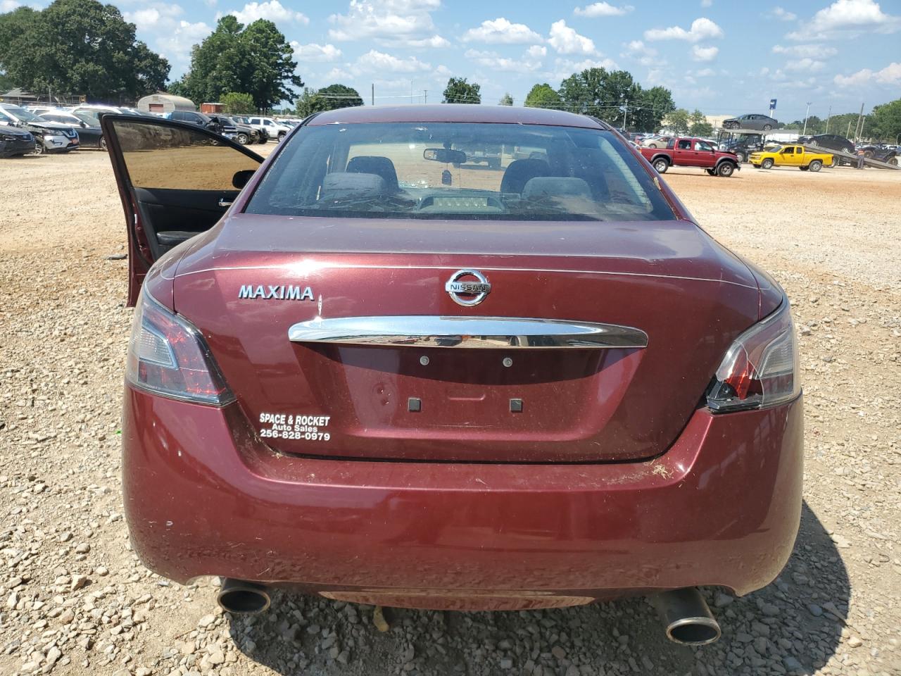 2013 Nissan Maxima S Maroon vin: 1N4AA5AP8DC806267