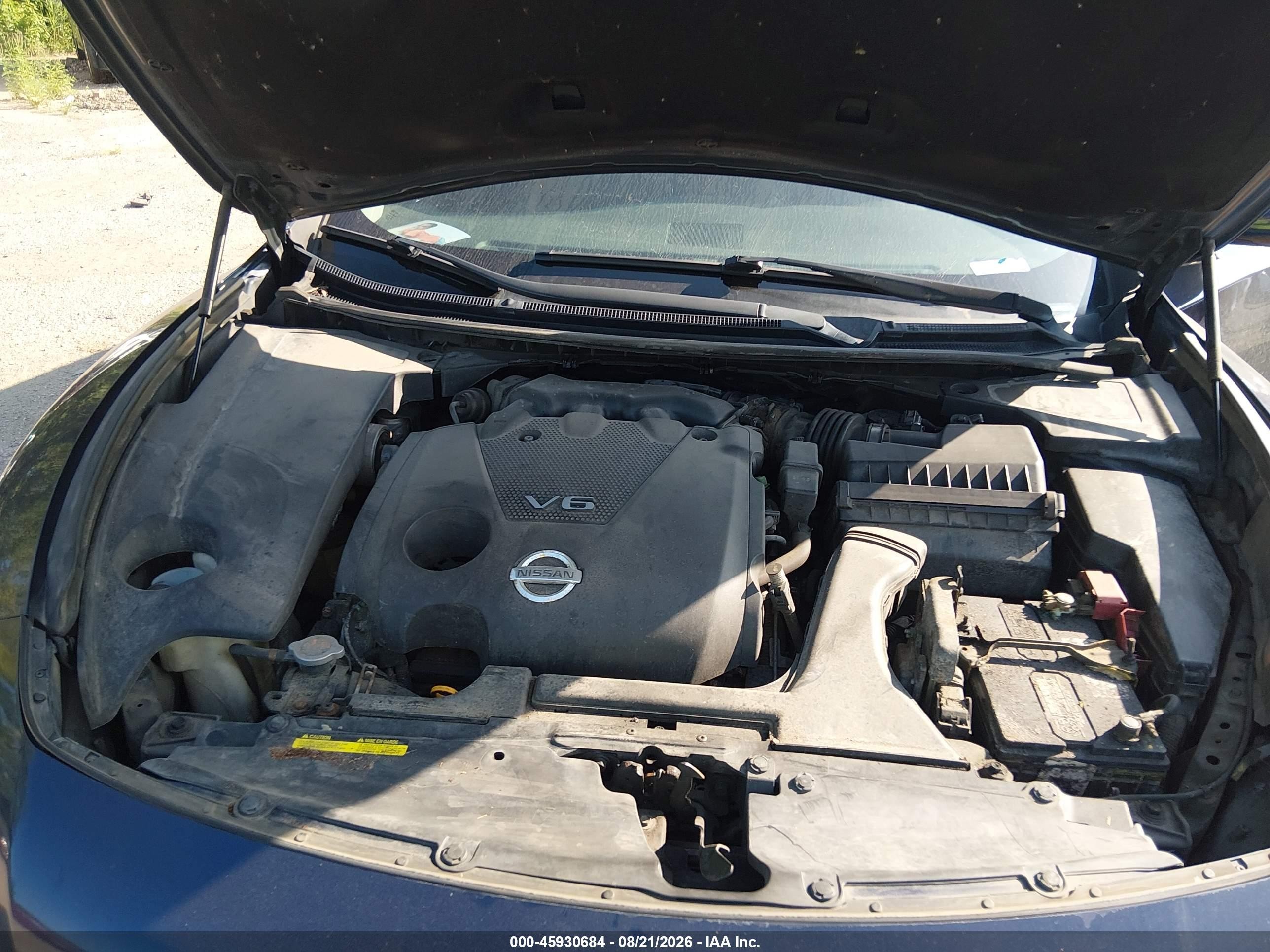 2013 Nissan Maxima 3.5 Sv Синий vin: 1N4AA5AP8DC810867