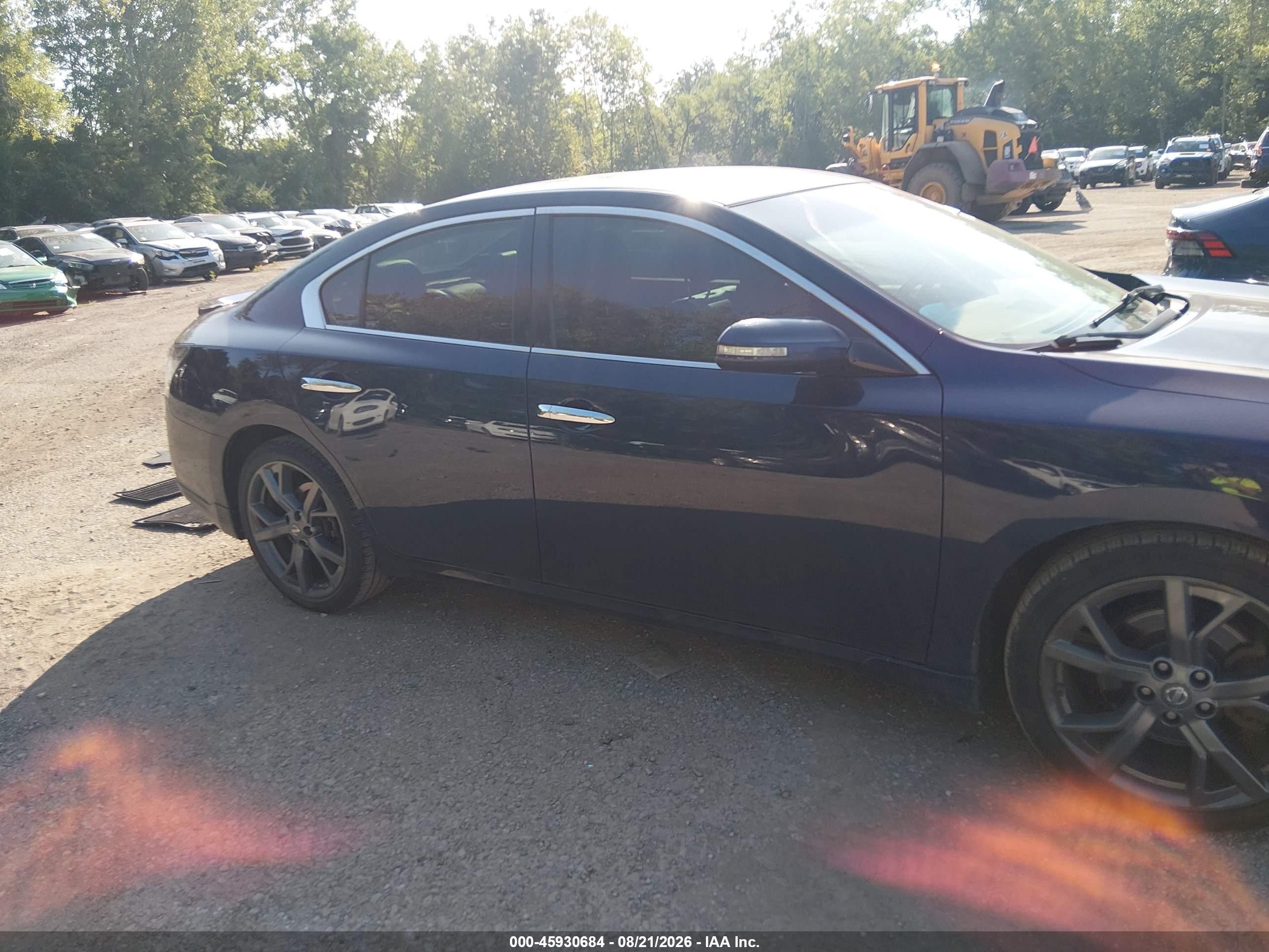 2013 Nissan Maxima 3.5 Sv Синий vin: 1N4AA5AP8DC810867