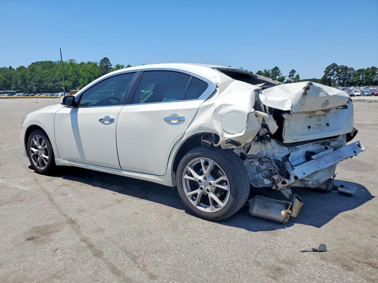 2013 Nissan Maxima 3.5 S White vin: 1N4AA5AP8DC814367