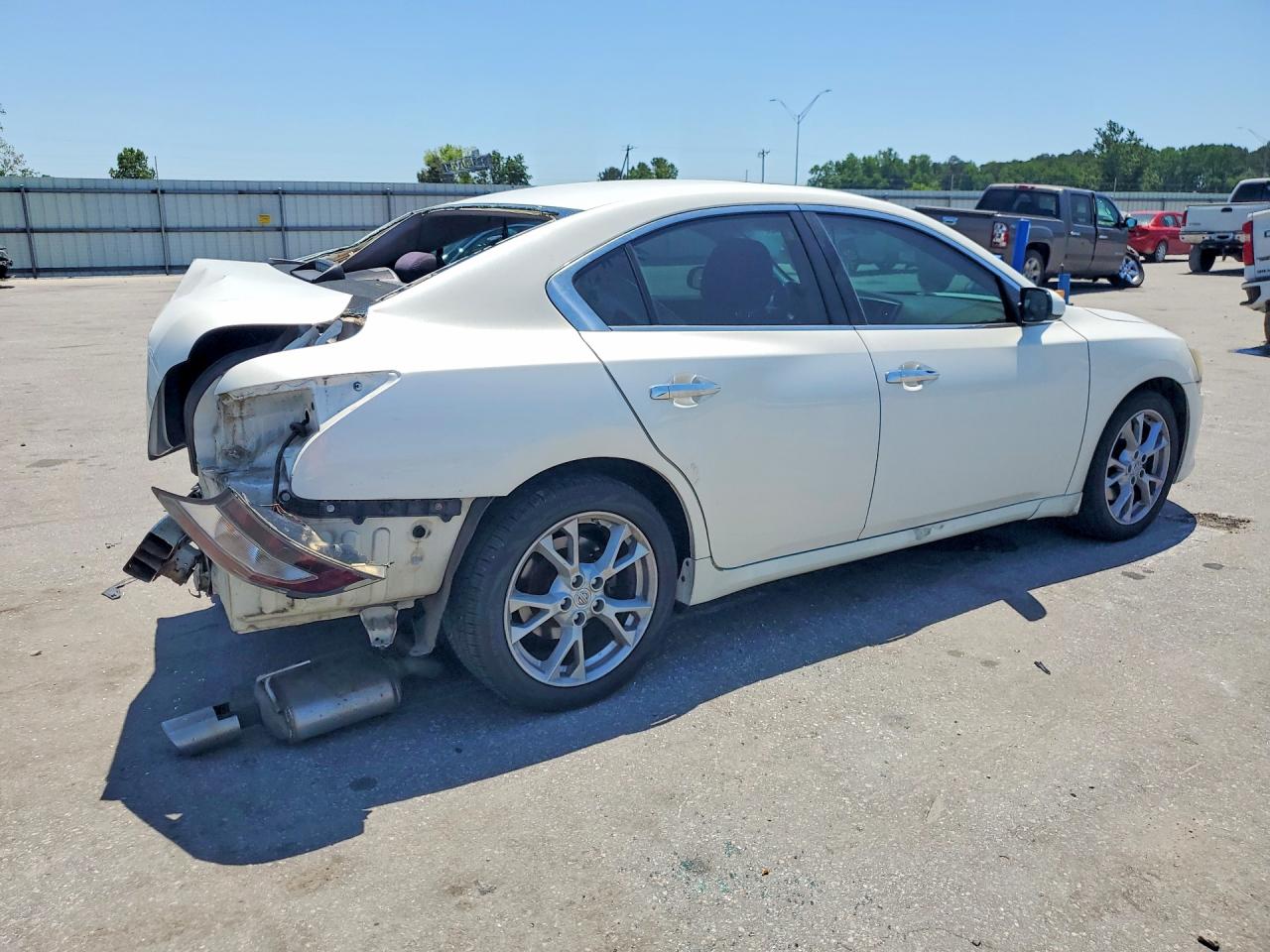 2013 Nissan Maxima 3.5 S White vin: 1N4AA5AP8DC814367
