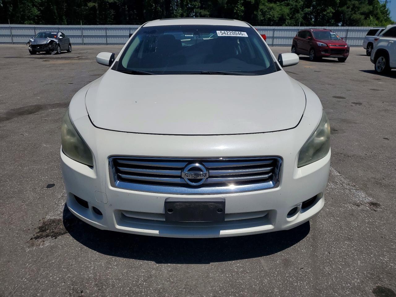 2013 Nissan Maxima 3.5 S White vin: 1N4AA5AP8DC814367