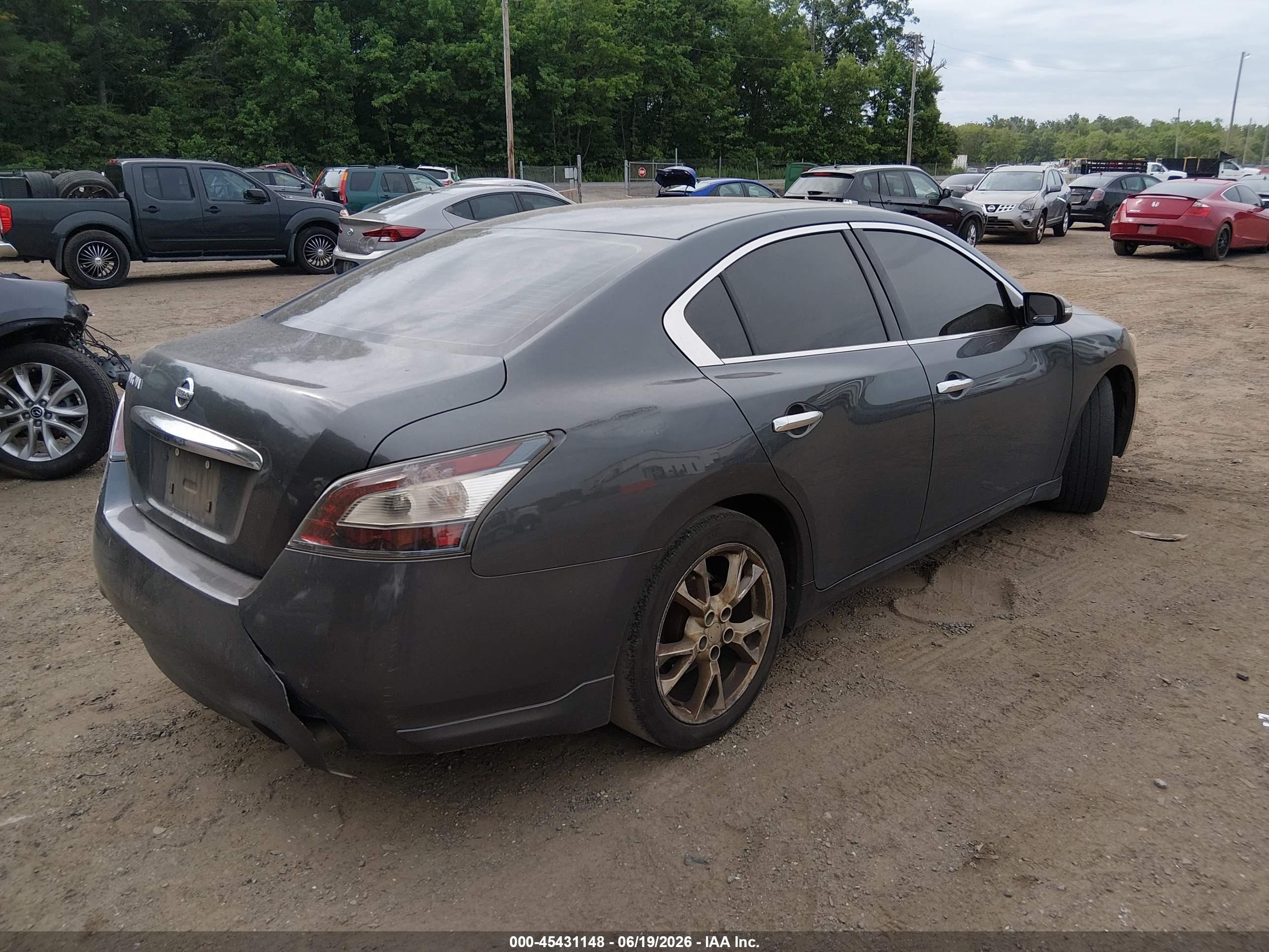 2013 Nissan Maxima 3.5 Sv Gray vin: 1N4AA5AP8DC814501