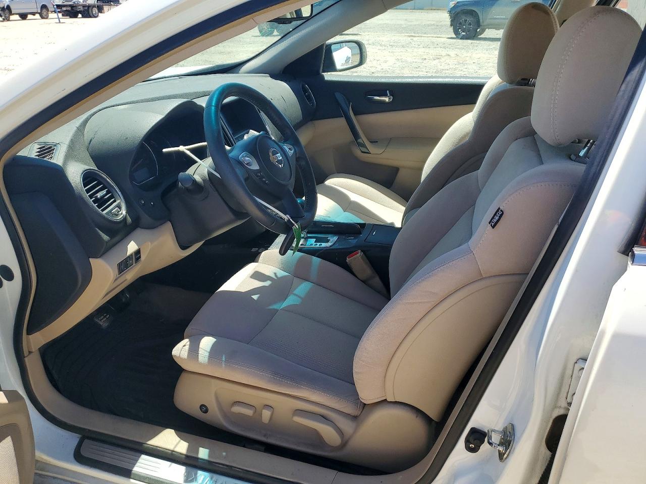2013 Nissan Maxima 3.5 S White vin: 1N4AA5AP8DC834537
