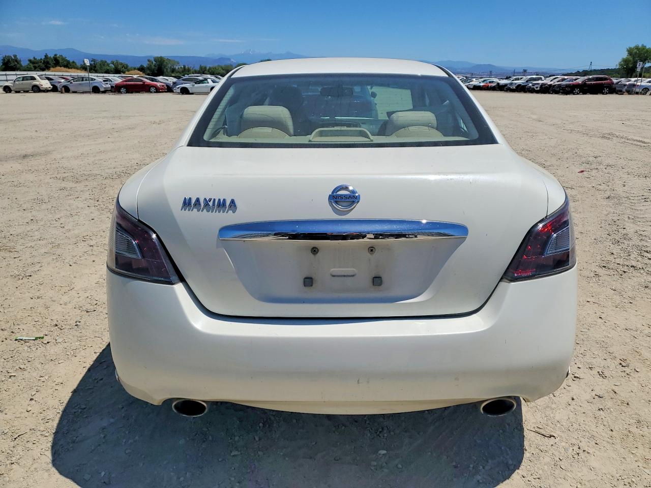 2013 Nissan Maxima 3.5 S White vin: 1N4AA5AP8DC834537