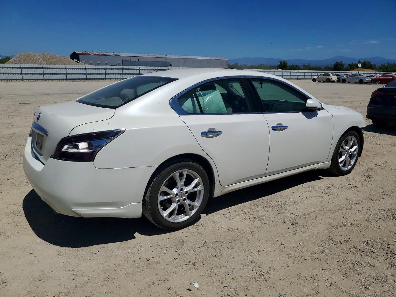 2013 Nissan Maxima 3.5 S White vin: 1N4AA5AP8DC834537