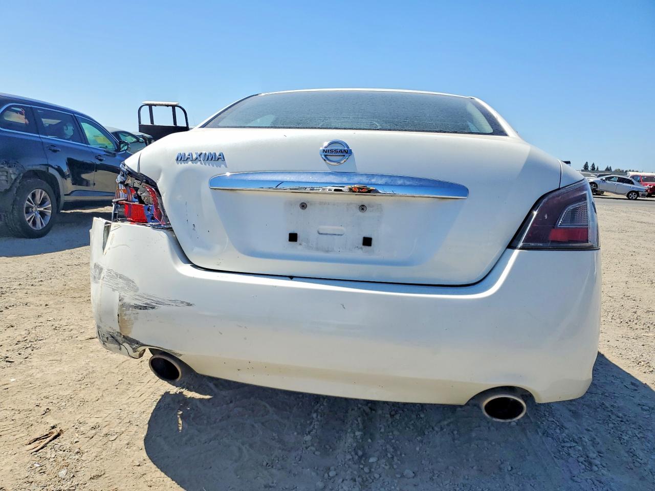 2013 Nissan Maxima 3.5 S White vin: 1N4AA5AP8DC837339