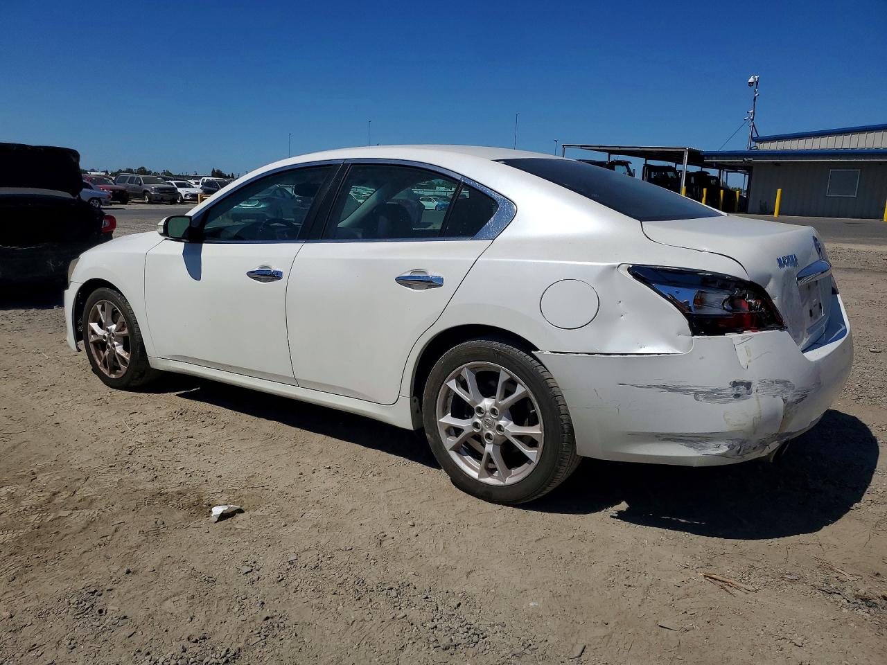2013 Nissan Maxima 3.5 S White vin: 1N4AA5AP8DC837339