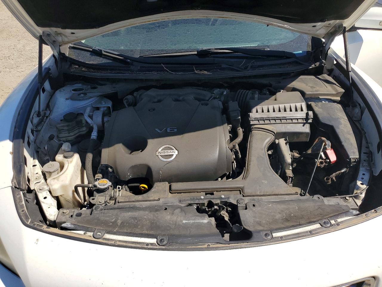 2013 Nissan Maxima 3.5 S White vin: 1N4AA5AP8DC837339