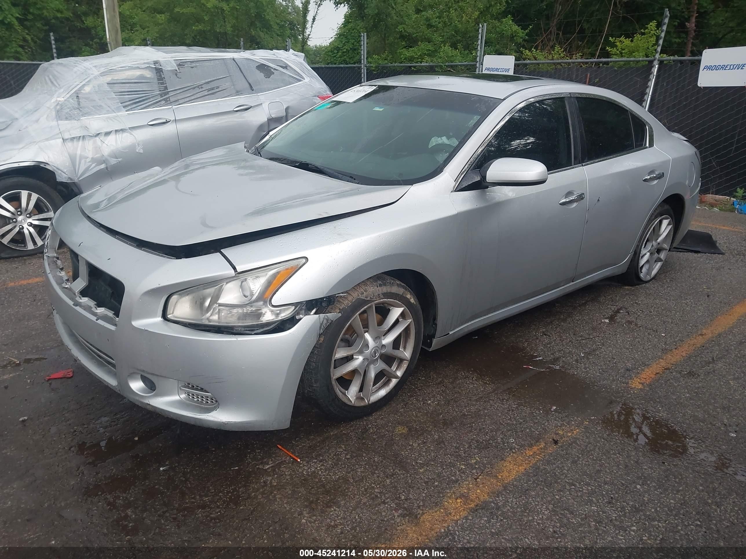 2013 Nissan Maxima 3.5 S Silver vin: 1N4AA5AP8DC839155