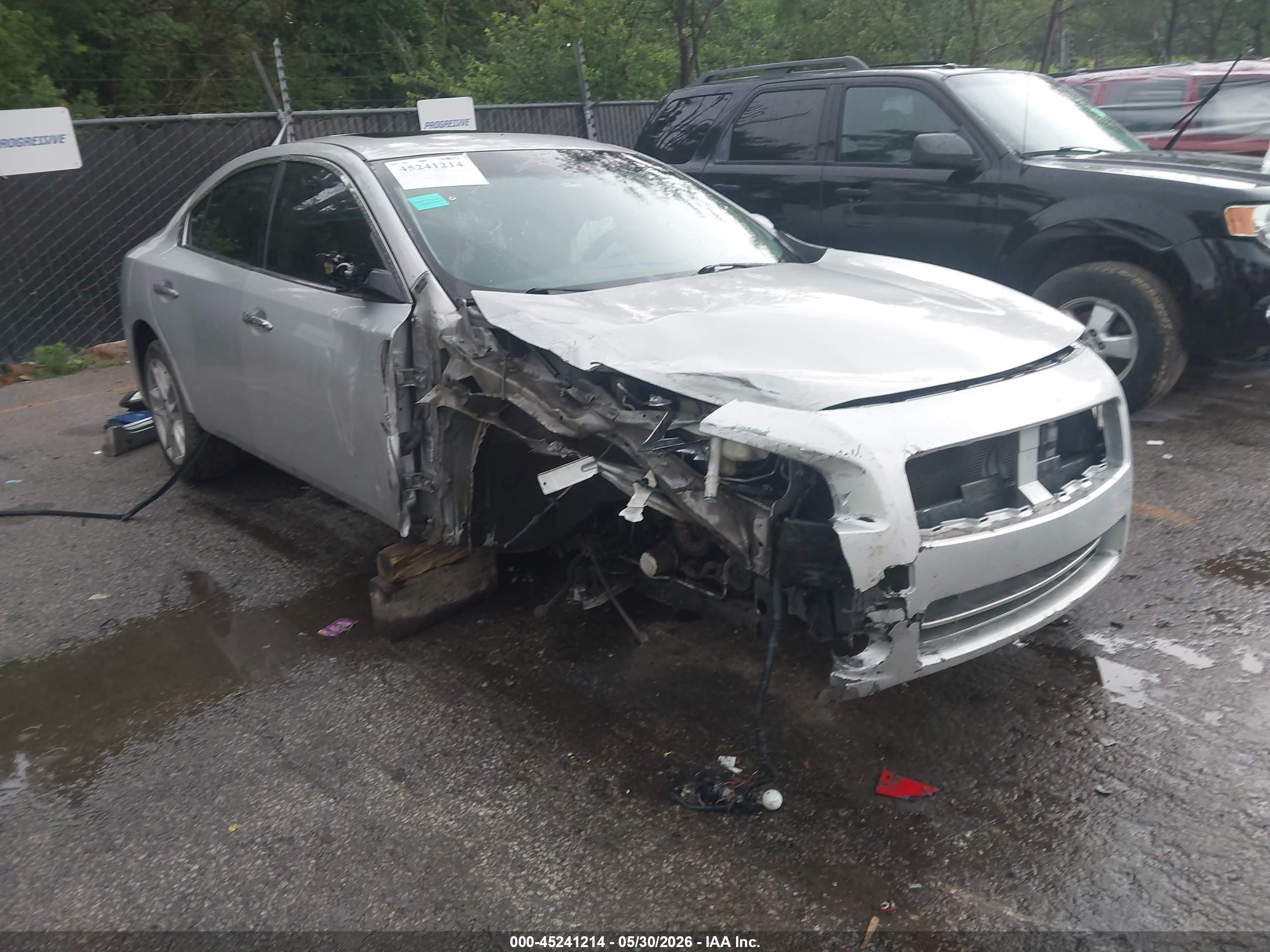 2013 Nissan Maxima 3.5 S Silver vin: 1N4AA5AP8DC839155