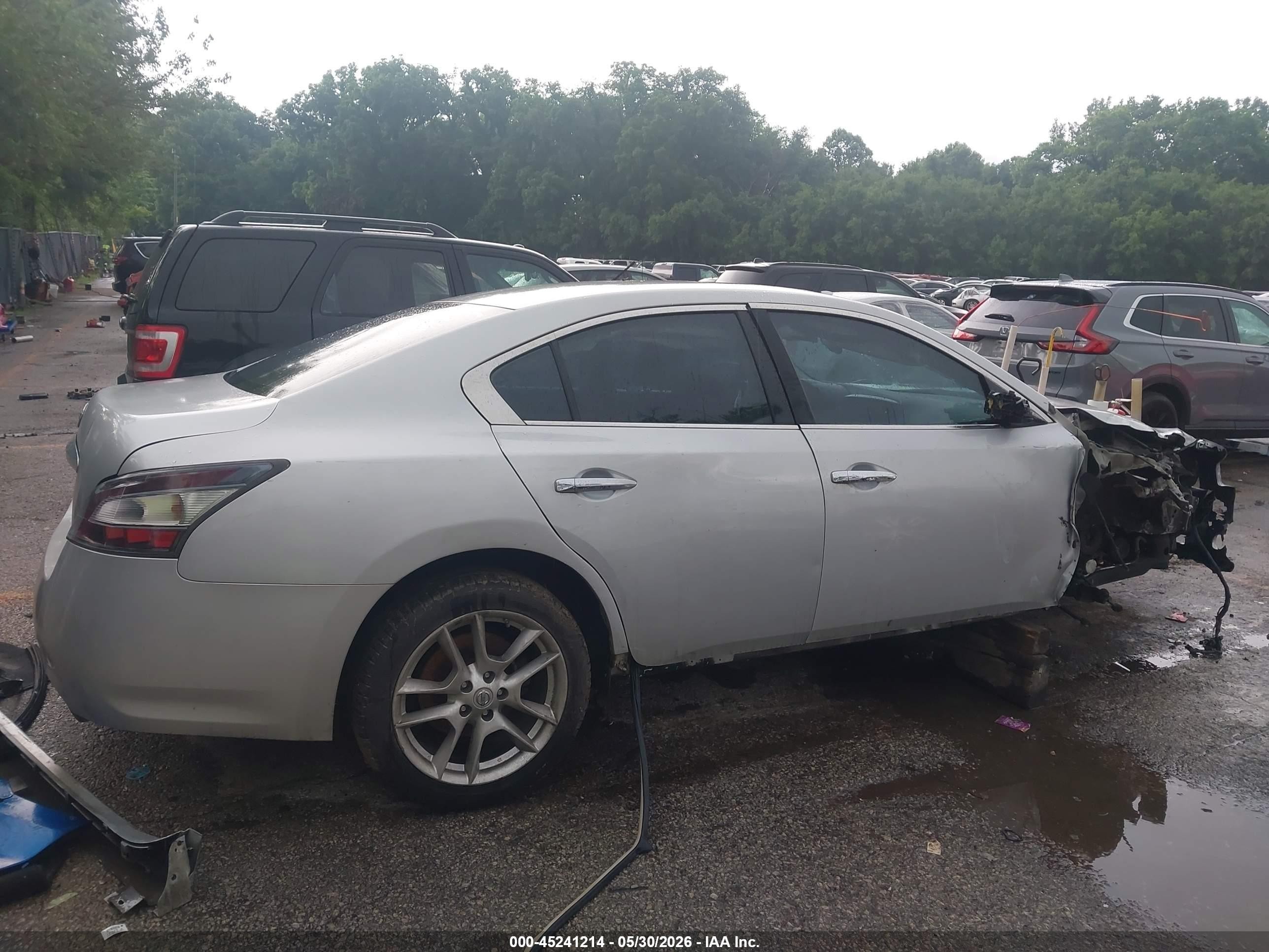 2013 Nissan Maxima 3.5 S Silver vin: 1N4AA5AP8DC839155