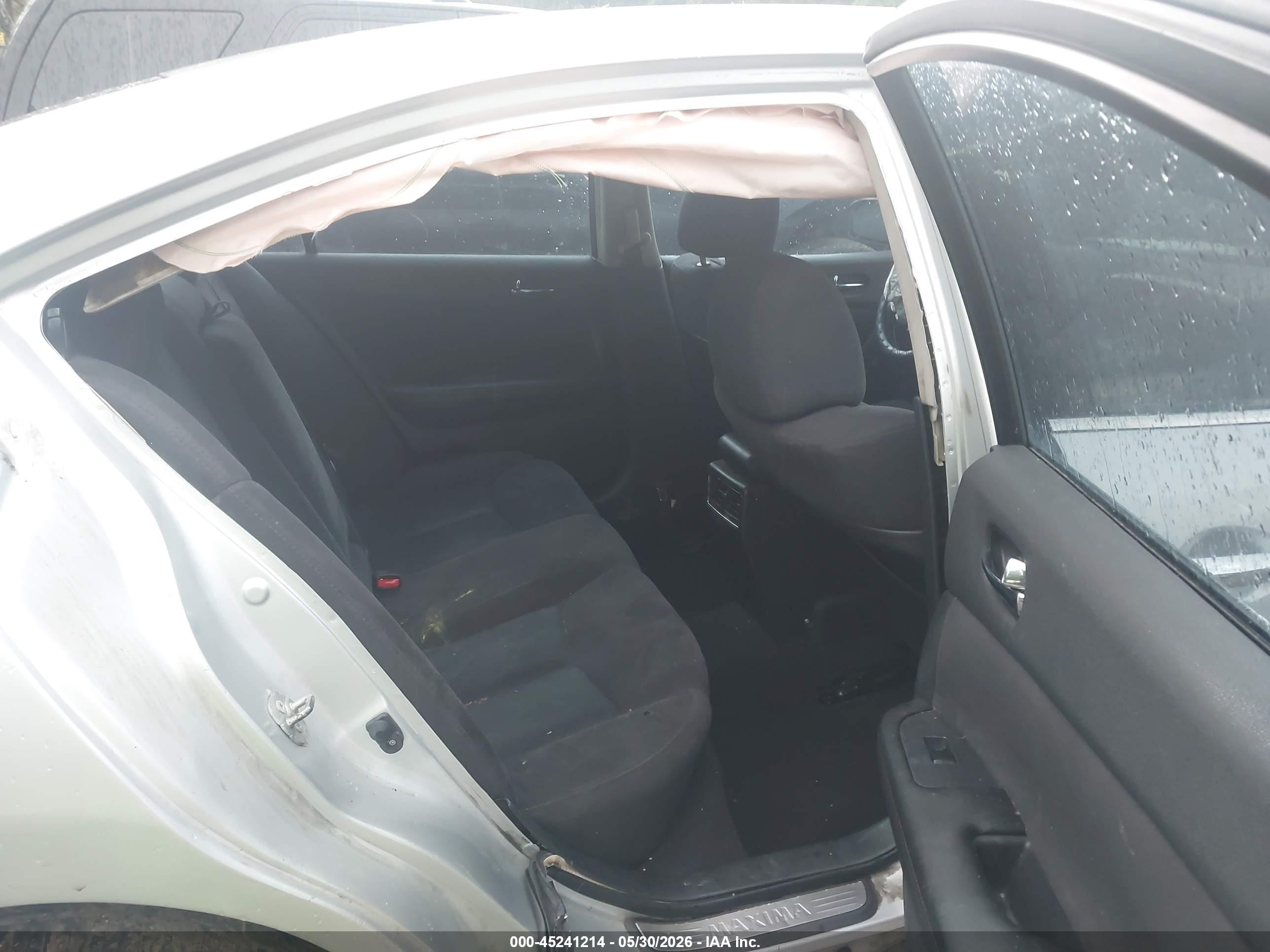 2013 Nissan Maxima 3.5 S Silver vin: 1N4AA5AP8DC839155