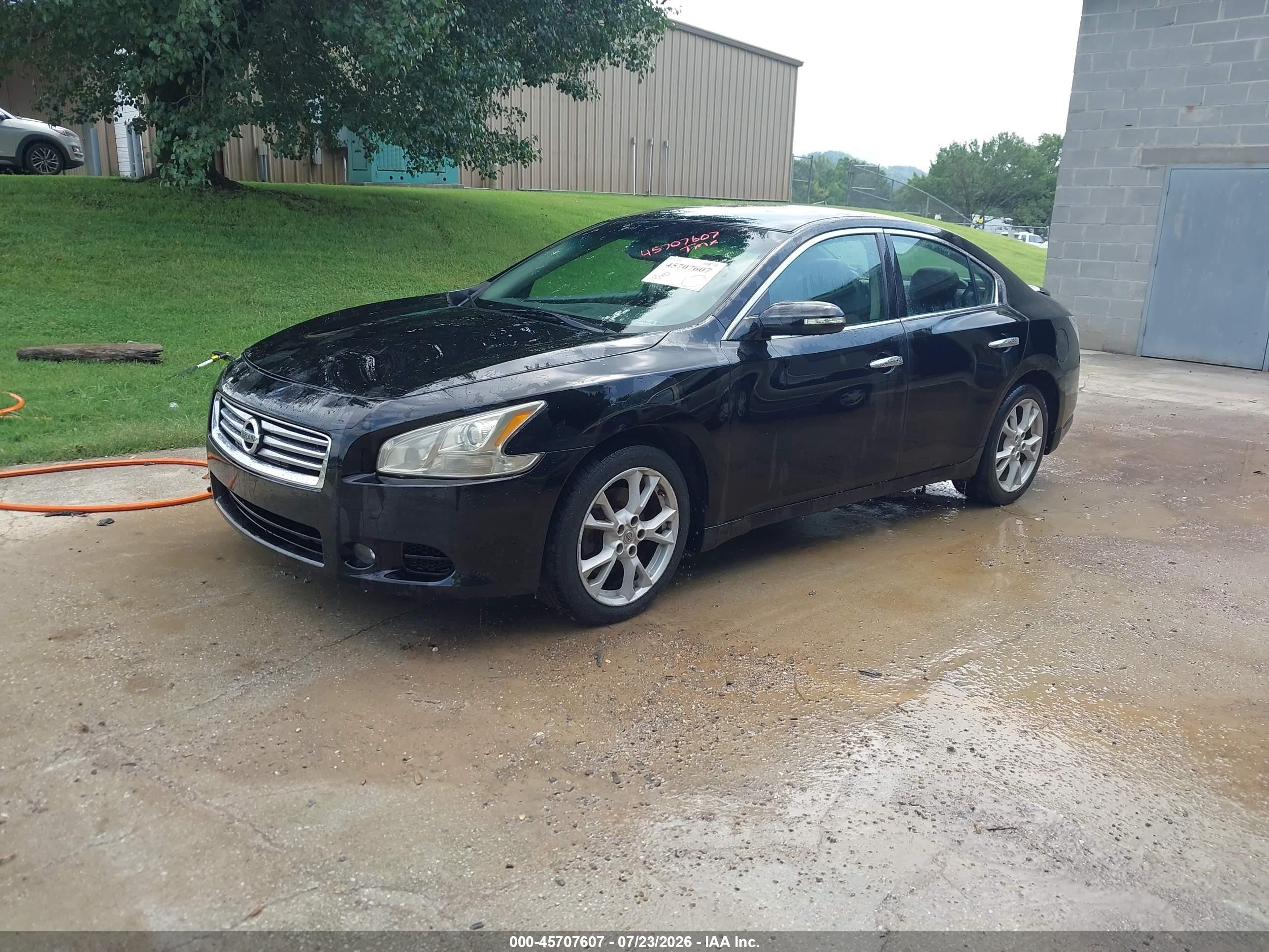 2013 Nissan Maxima 3.5 Sv Black vin: 1N4AA5AP8DC839205