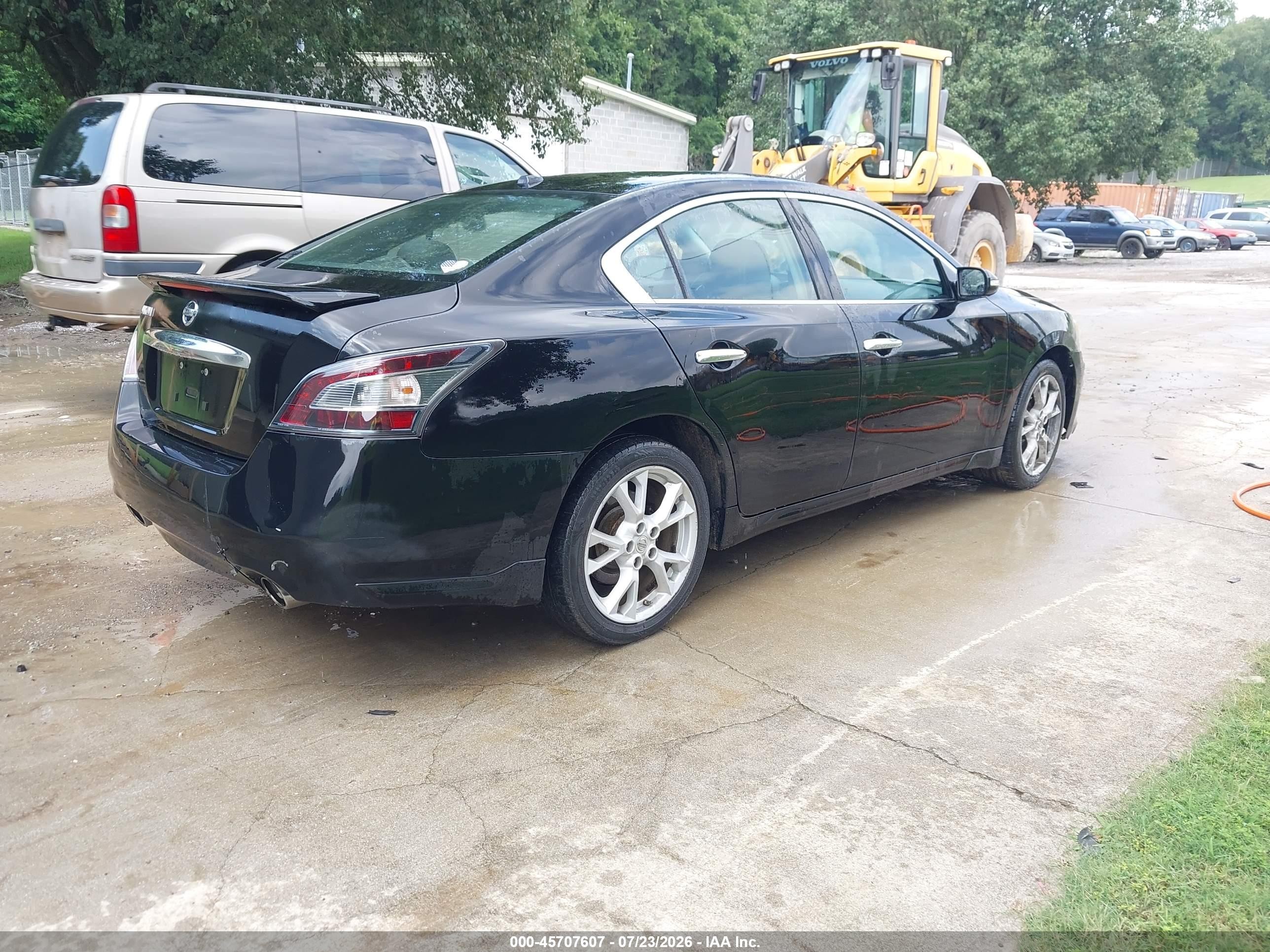 2013 Nissan Maxima 3.5 Sv Black vin: 1N4AA5AP8DC839205