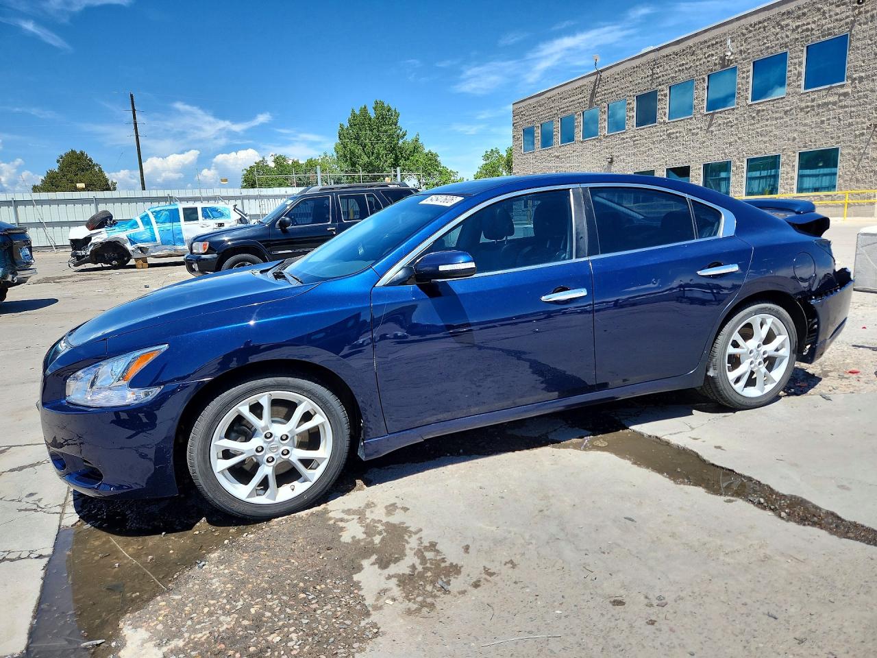 2013 Nissan Maxima 3.5 S Синий vin: 1N4AA5AP8DC839401