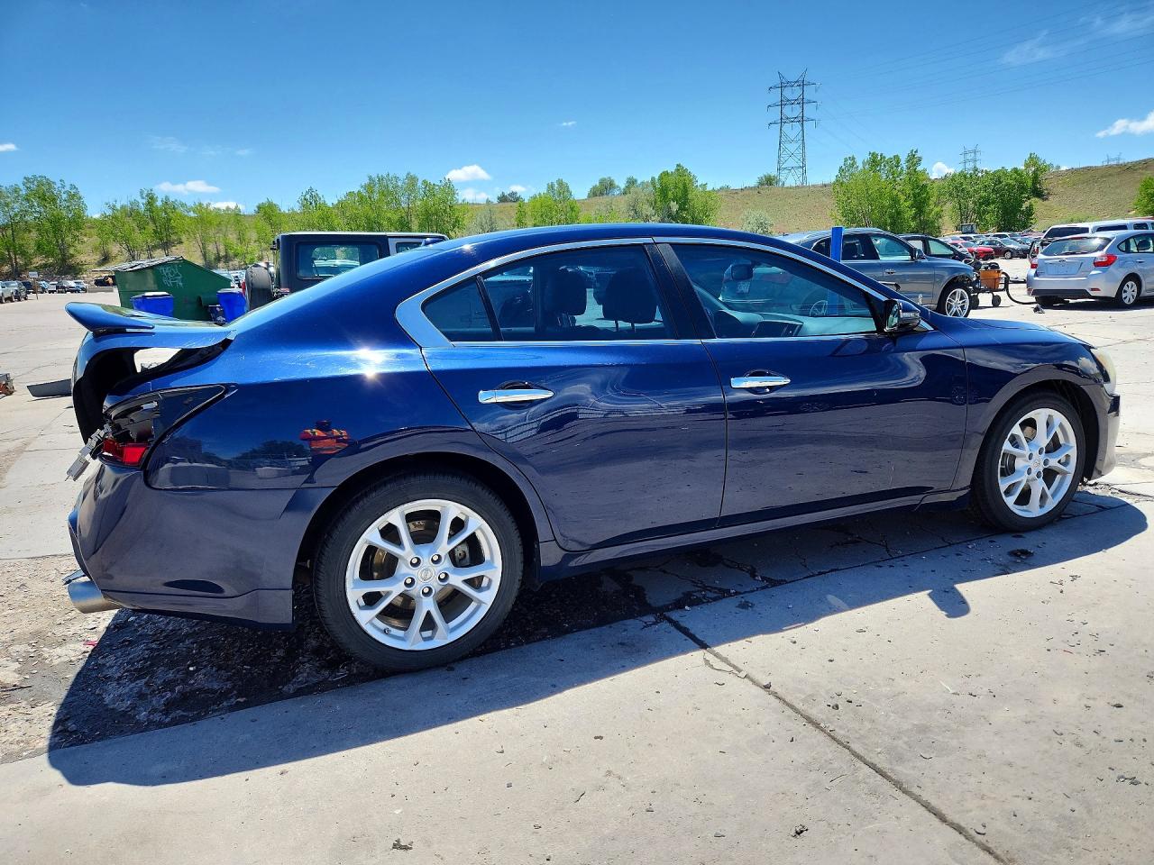 2013 Nissan Maxima 3.5 S Синий vin: 1N4AA5AP8DC839401