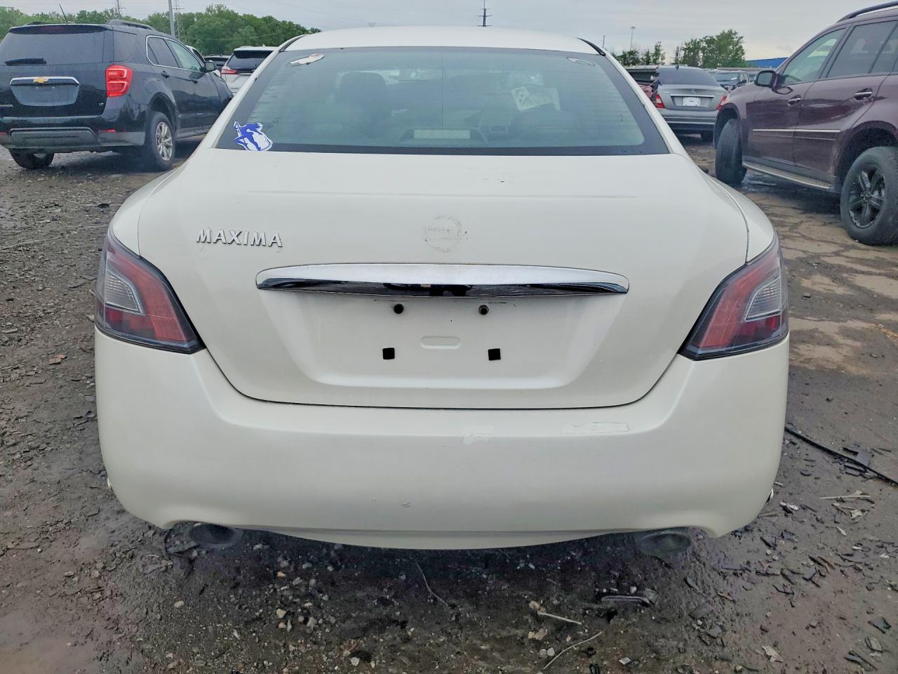 2013 Nissan Maxima 3.5 S White vin: 1N4AA5AP8DC843657