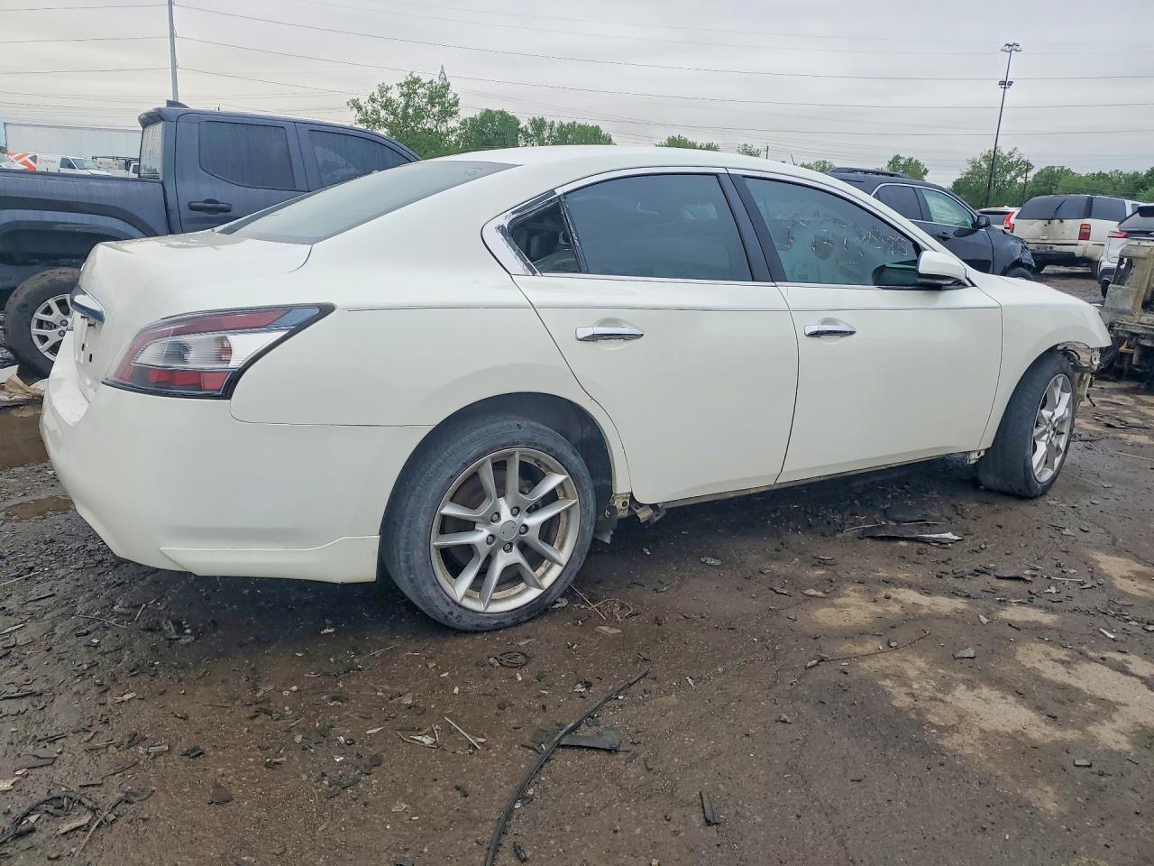2013 Nissan Maxima 3.5 S White vin: 1N4AA5AP8DC843657