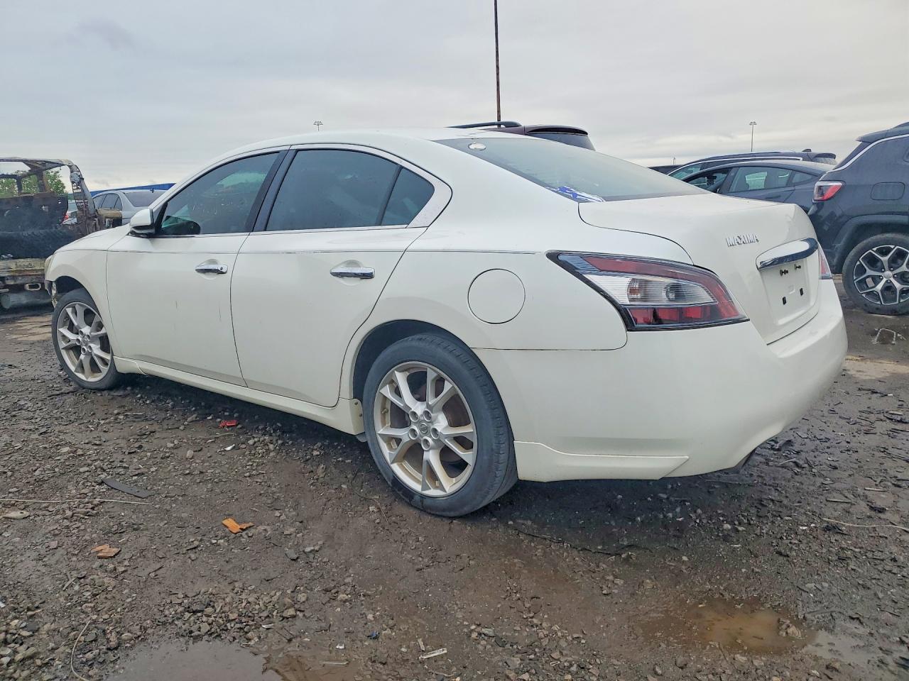 2013 Nissan Maxima 3.5 S White vin: 1N4AA5AP8DC843657