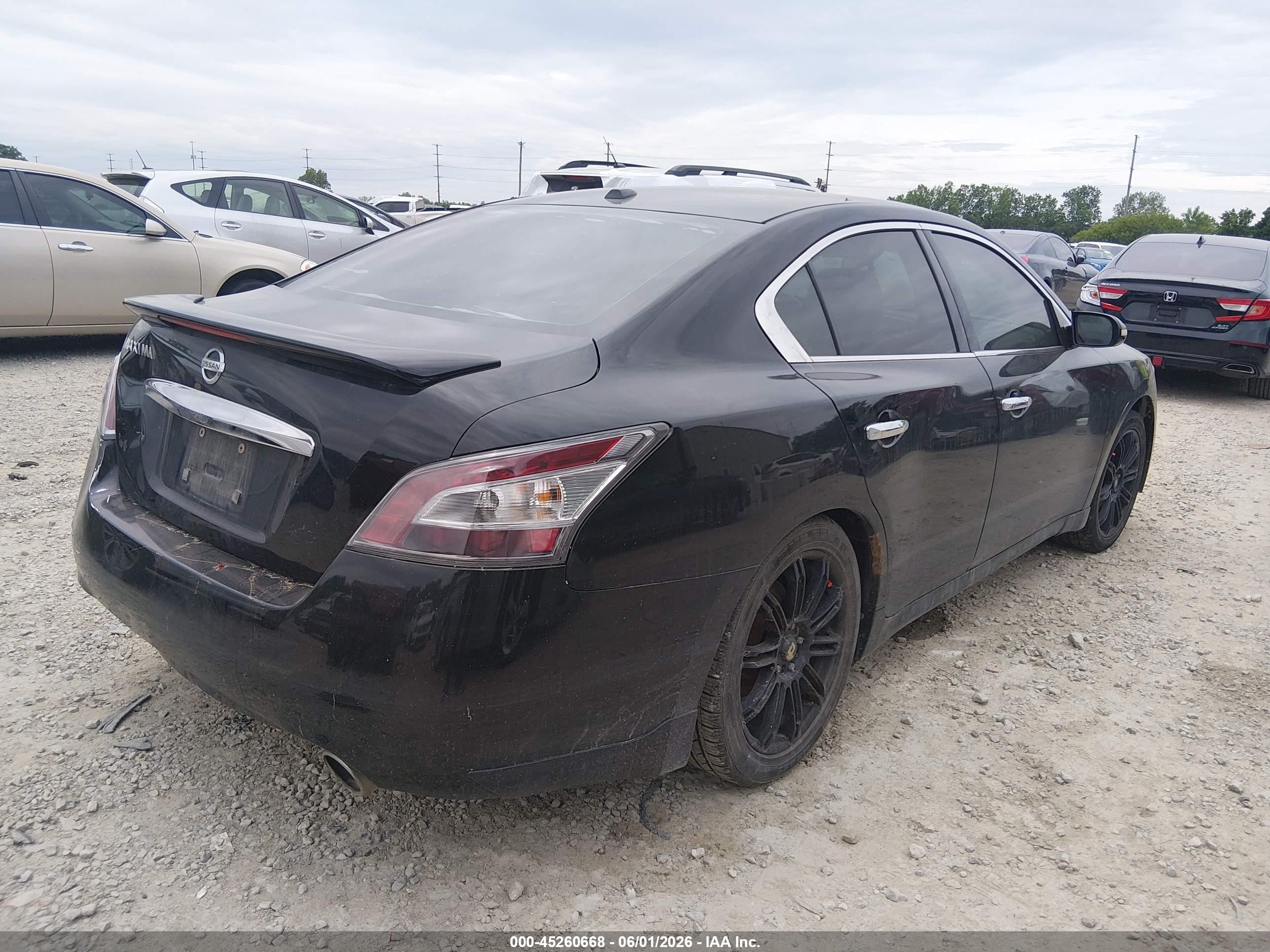 2013 Nissan Maxima 3.5 Sv Черный vin: 1N4AA5AP8DC845294