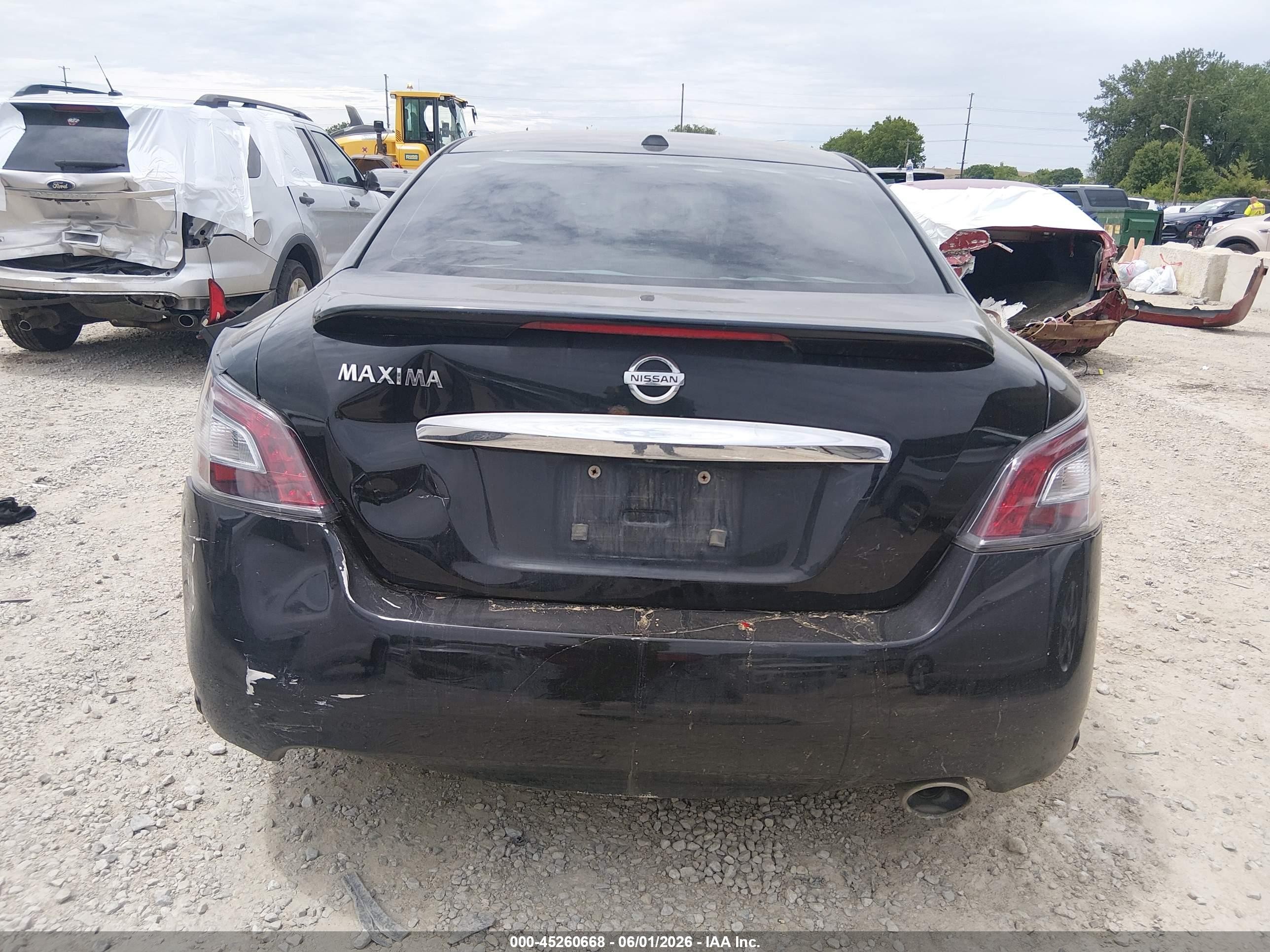 2013 Nissan Maxima 3.5 Sv Черный vin: 1N4AA5AP8DC845294