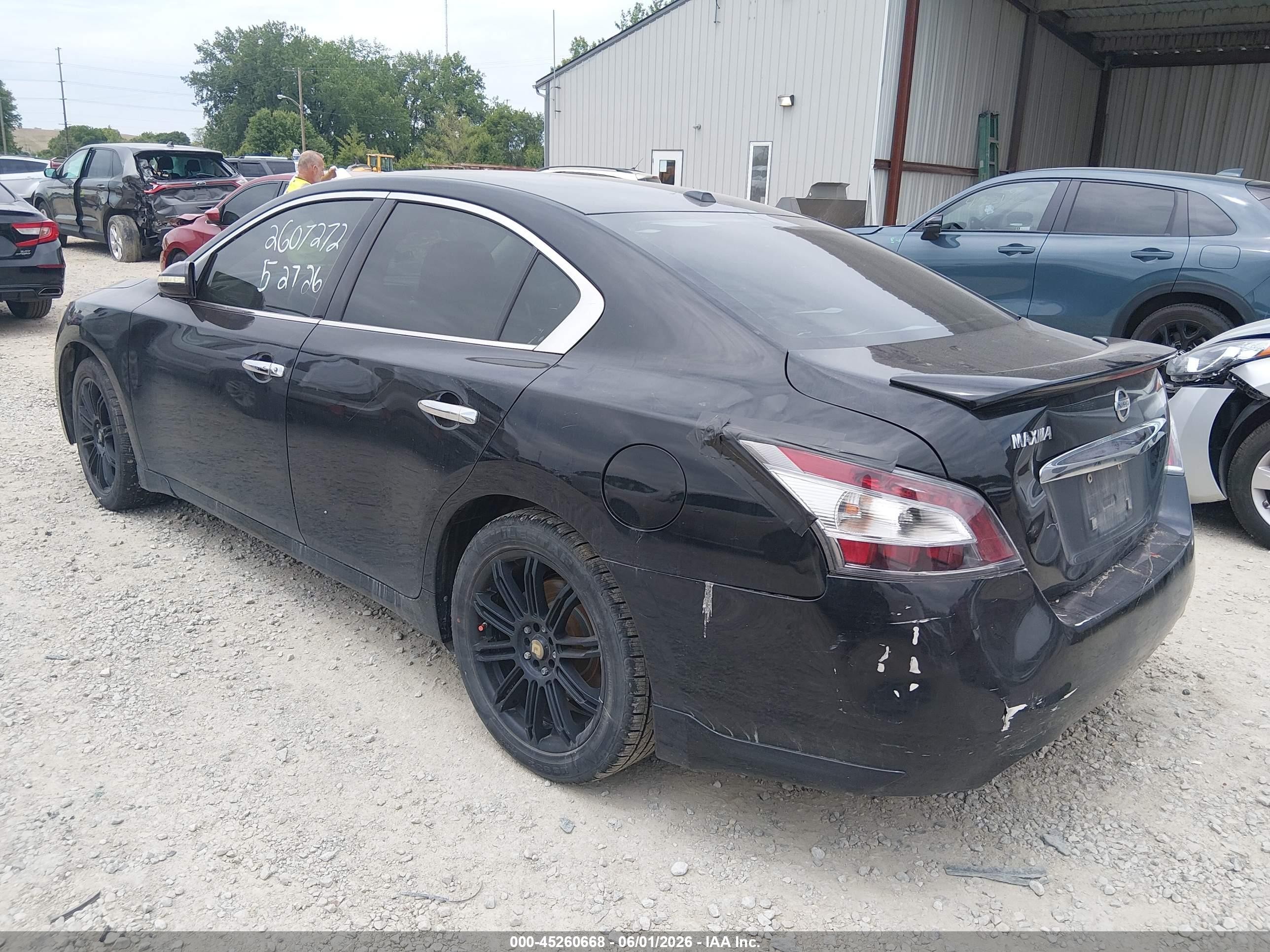 2013 Nissan Maxima 3.5 Sv Черный vin: 1N4AA5AP8DC845294