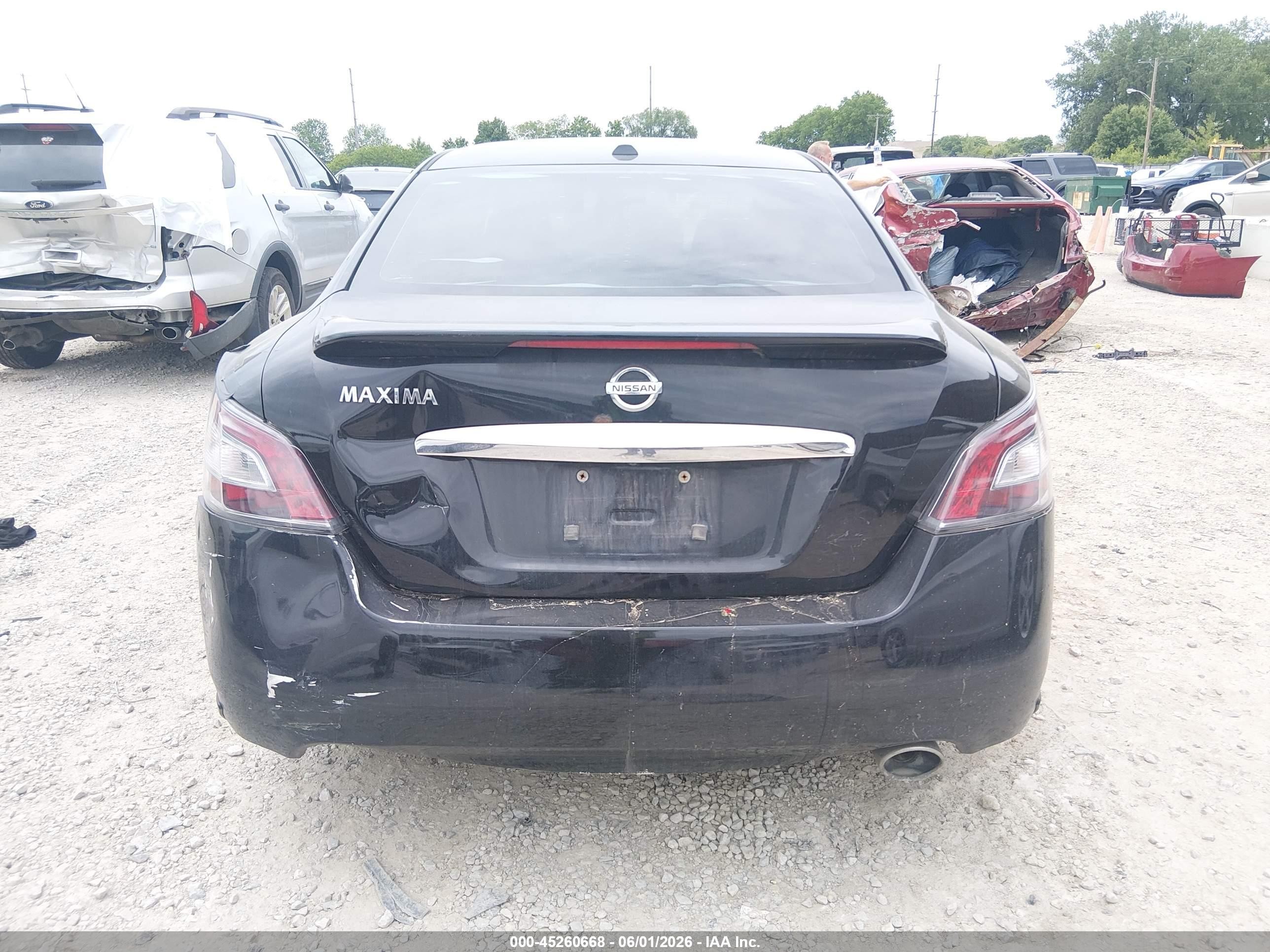 2013 Nissan Maxima 3.5 Sv Черный vin: 1N4AA5AP8DC845294