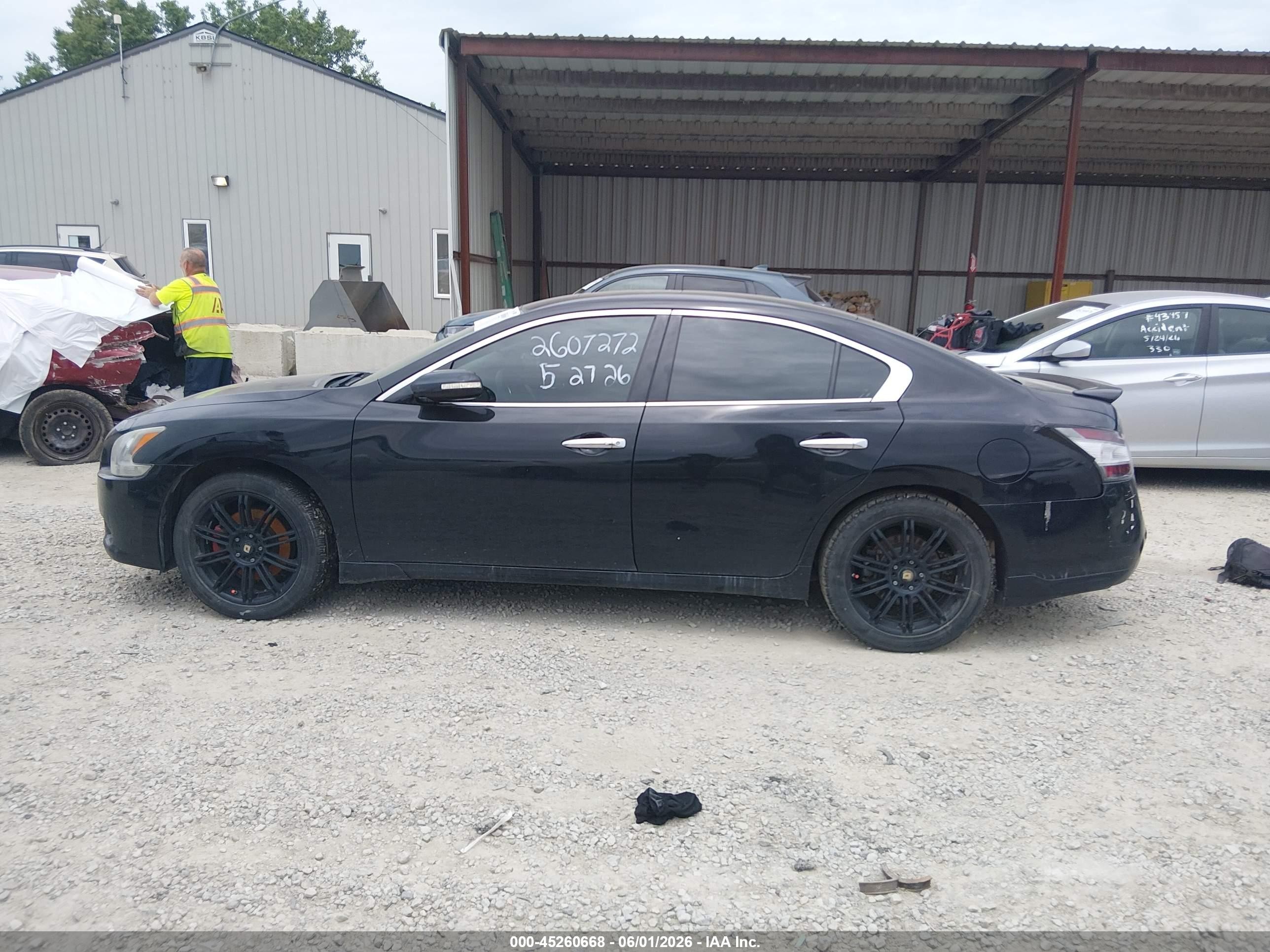 2013 Nissan Maxima 3.5 Sv Черный vin: 1N4AA5AP8DC845294