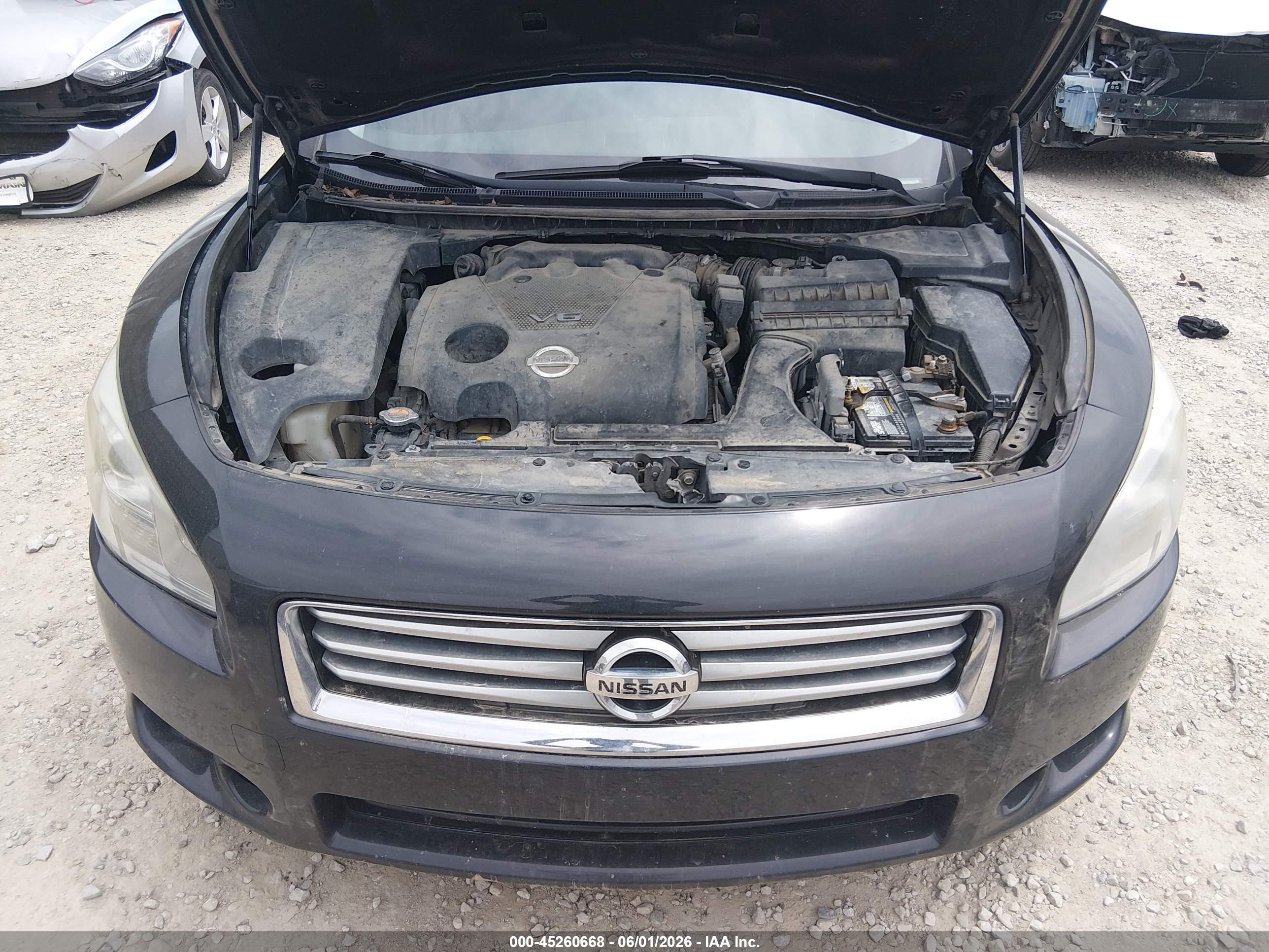 2013 Nissan Maxima 3.5 Sv Черный vin: 1N4AA5AP8DC845294