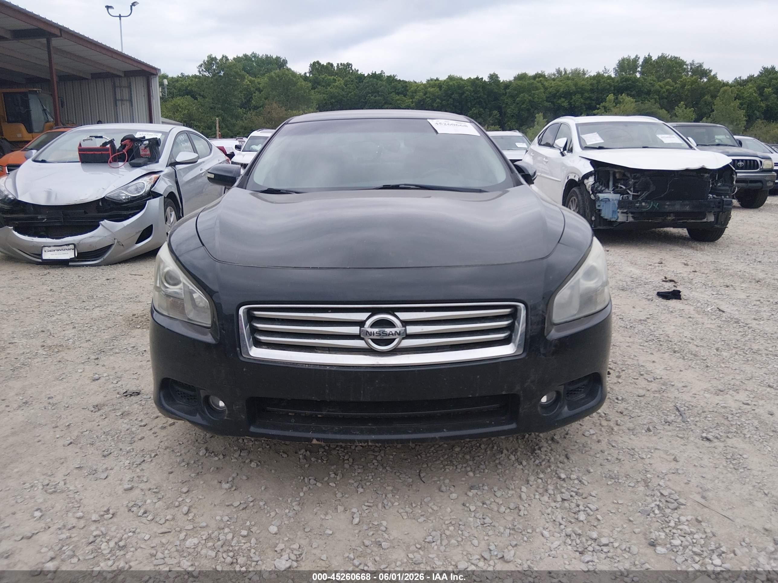 2013 Nissan Maxima 3.5 Sv Черный vin: 1N4AA5AP8DC845294