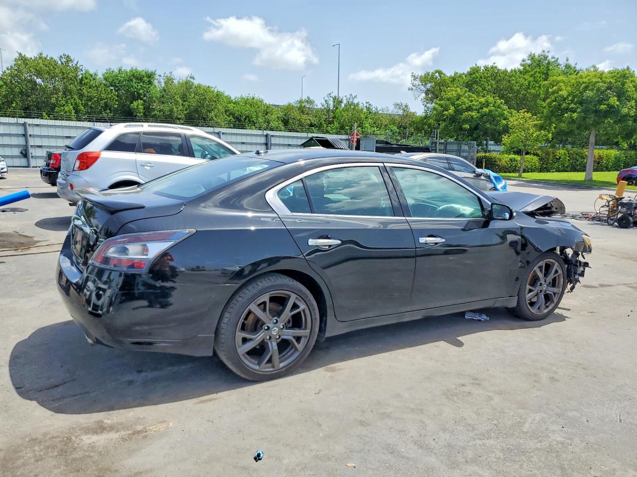 2013 Nissan Maxima 3.5 Sv Black vin: 1N4AA5AP8DC845666