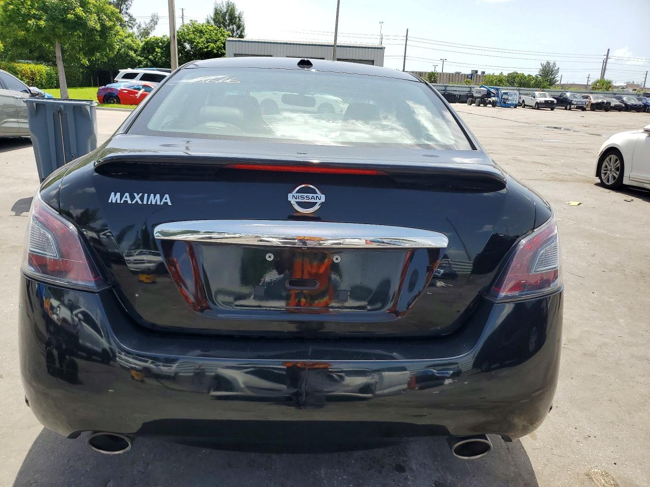 2013 Nissan Maxima 3.5 Sv Black vin: 1N4AA5AP8DC845666