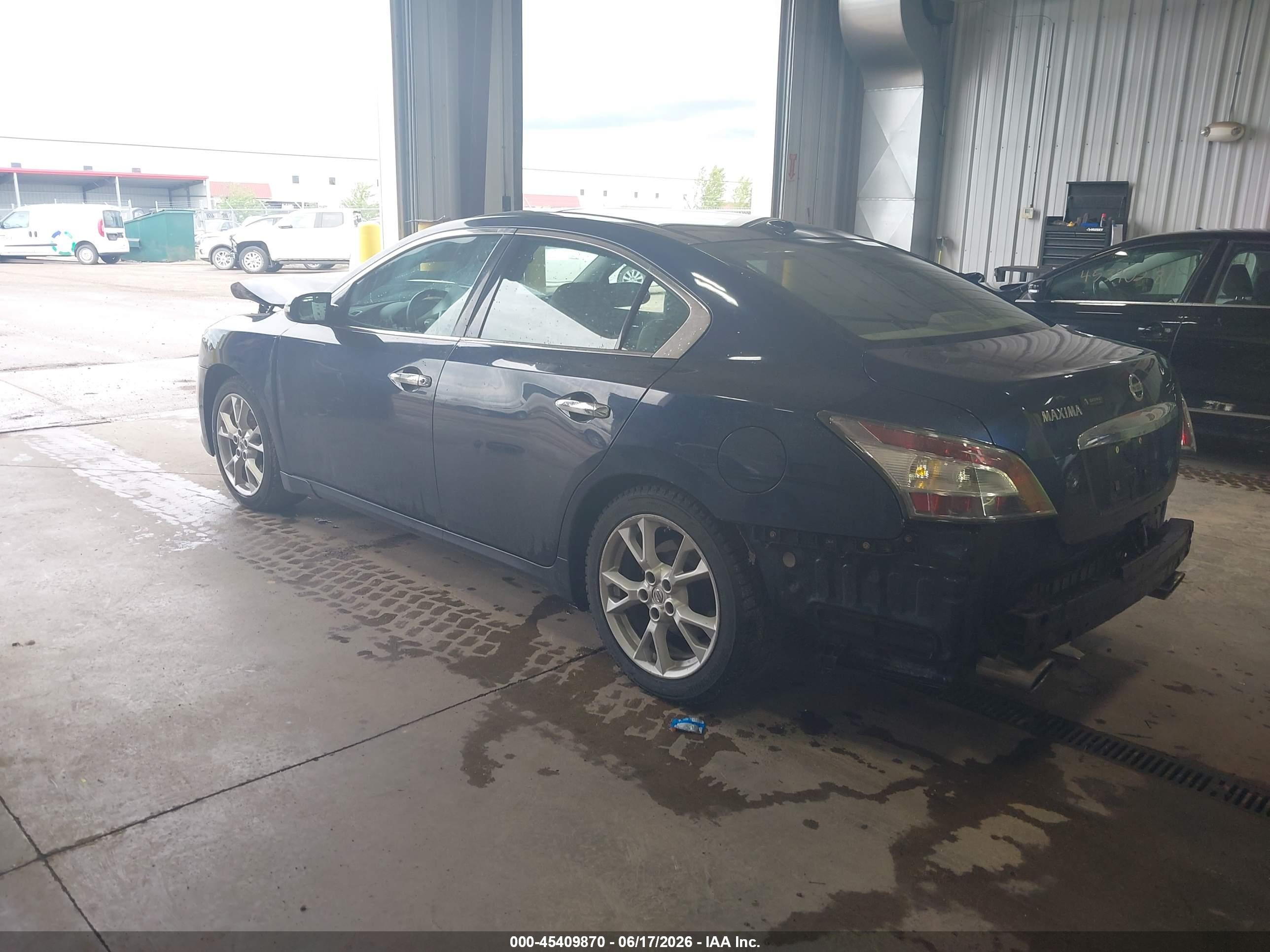 2014 Nissan Maxima 3.5 Sv Blue vin: 1N4AA5AP8EC430560