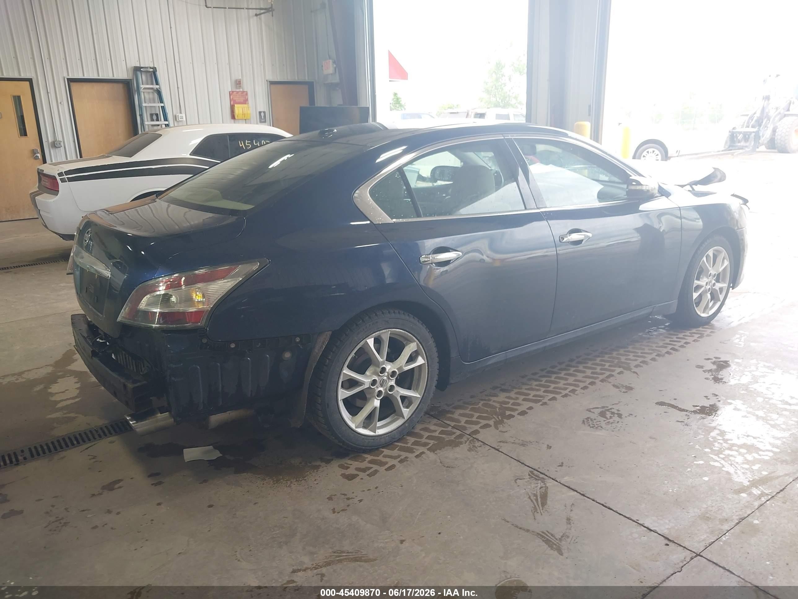 2014 Nissan Maxima 3.5 Sv Blue vin: 1N4AA5AP8EC430560