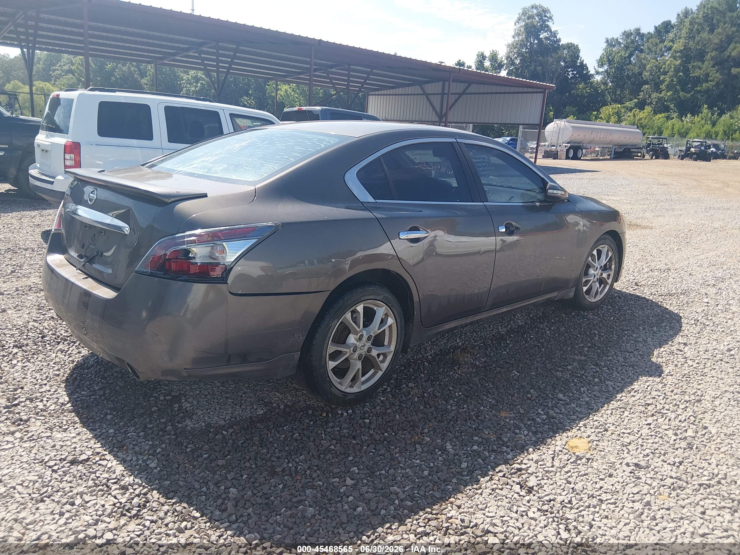 2014 Nissan Maxima 3.5 S Beige vin: 1N4AA5AP8EC430705