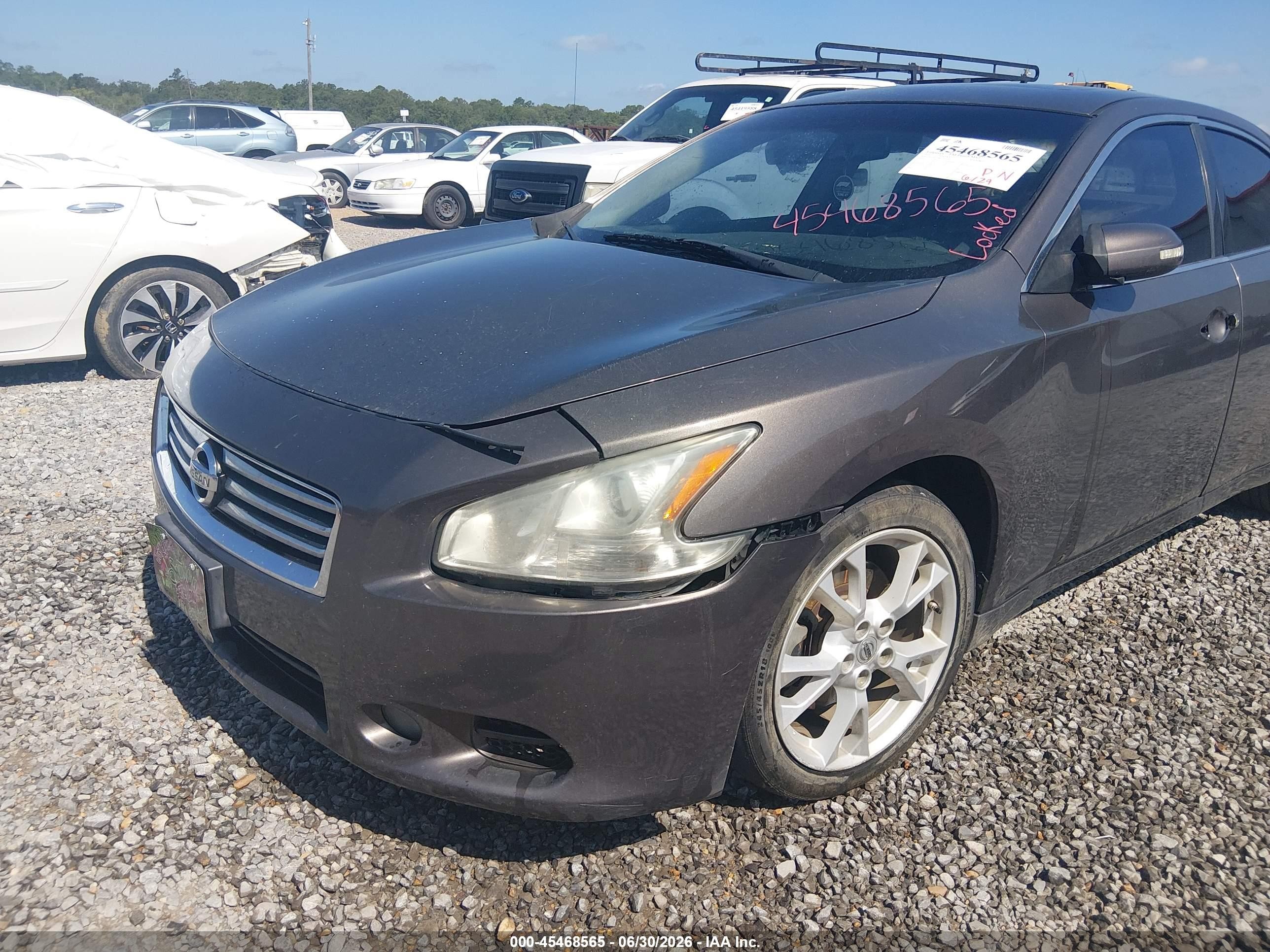 2014 Nissan Maxima 3.5 S Beige vin: 1N4AA5AP8EC430705