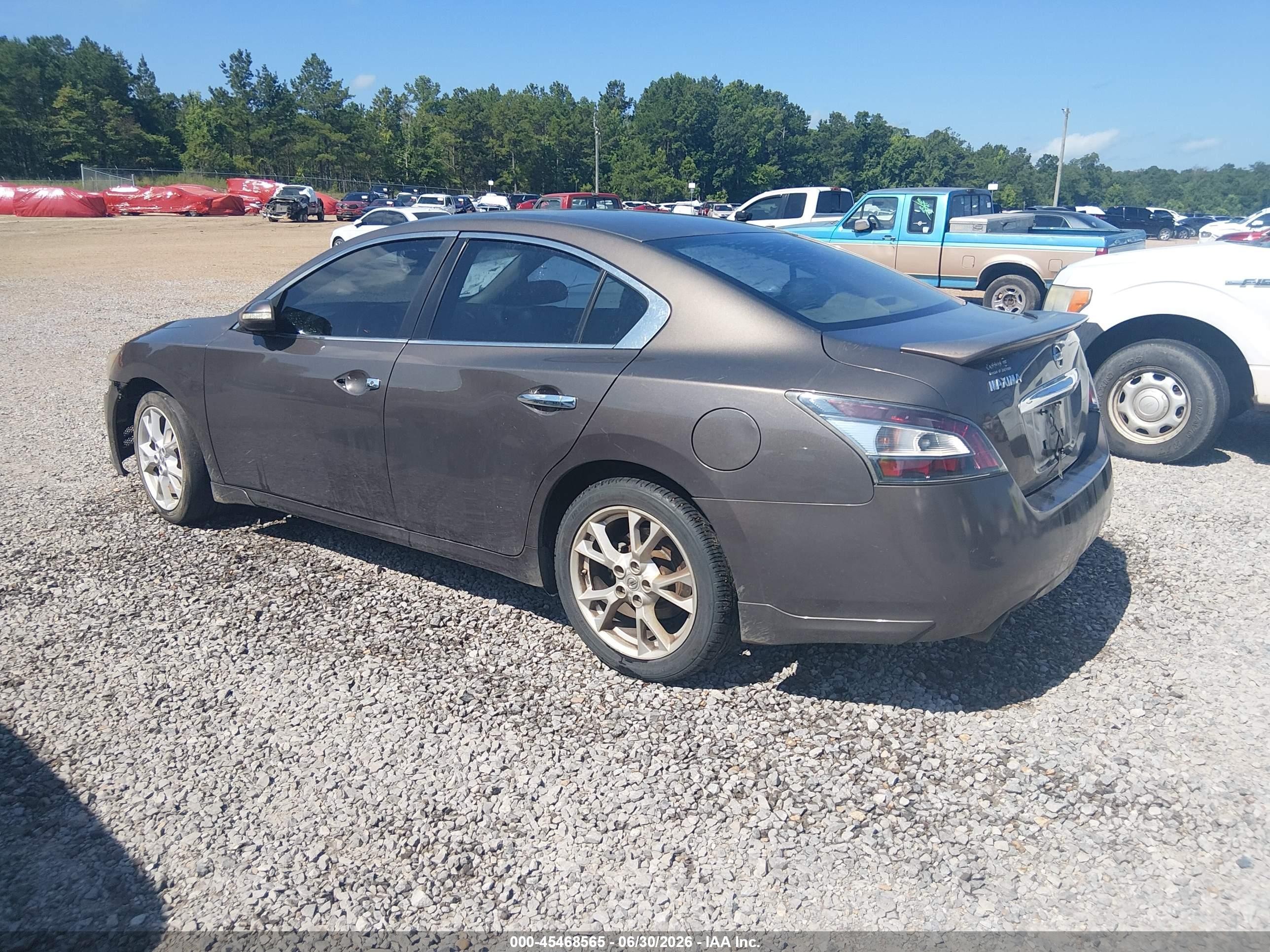 2014 Nissan Maxima 3.5 S Beige vin: 1N4AA5AP8EC430705