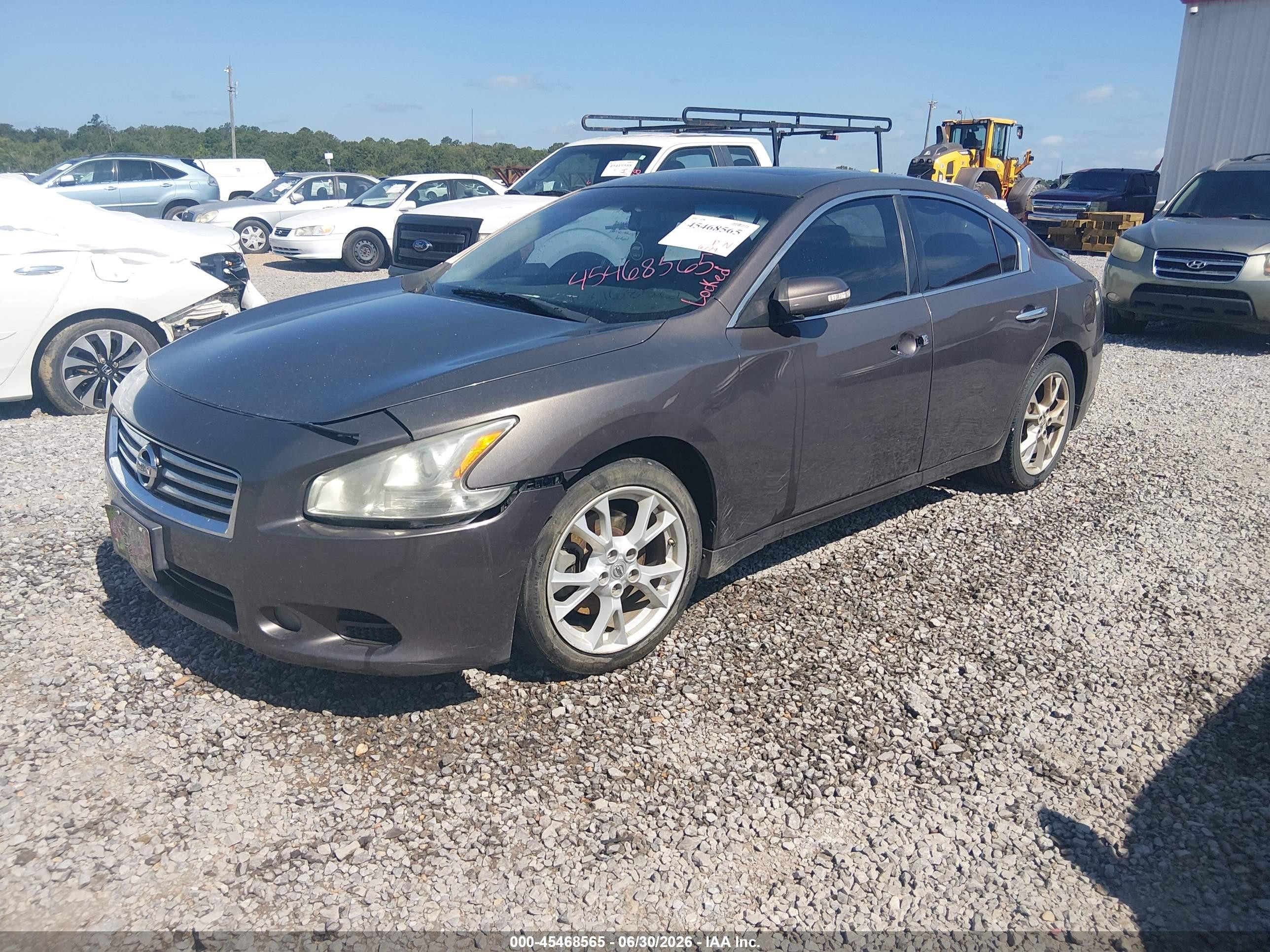 2014 Nissan Maxima 3.5 S Beige vin: 1N4AA5AP8EC430705