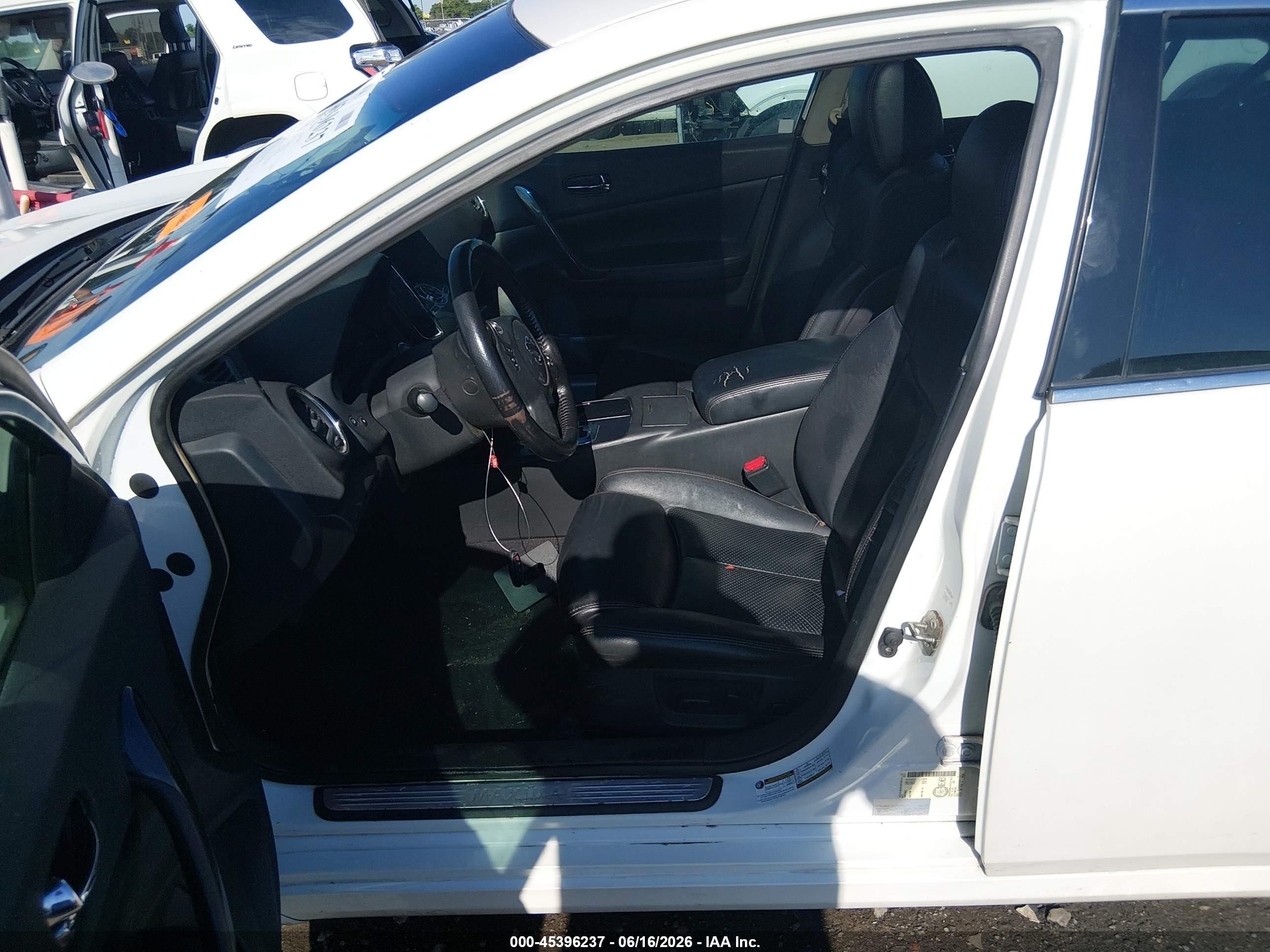 2014 Nissan Maxima 3.5 S/3.5 Sv White vin: 1N4AA5AP8EC433765