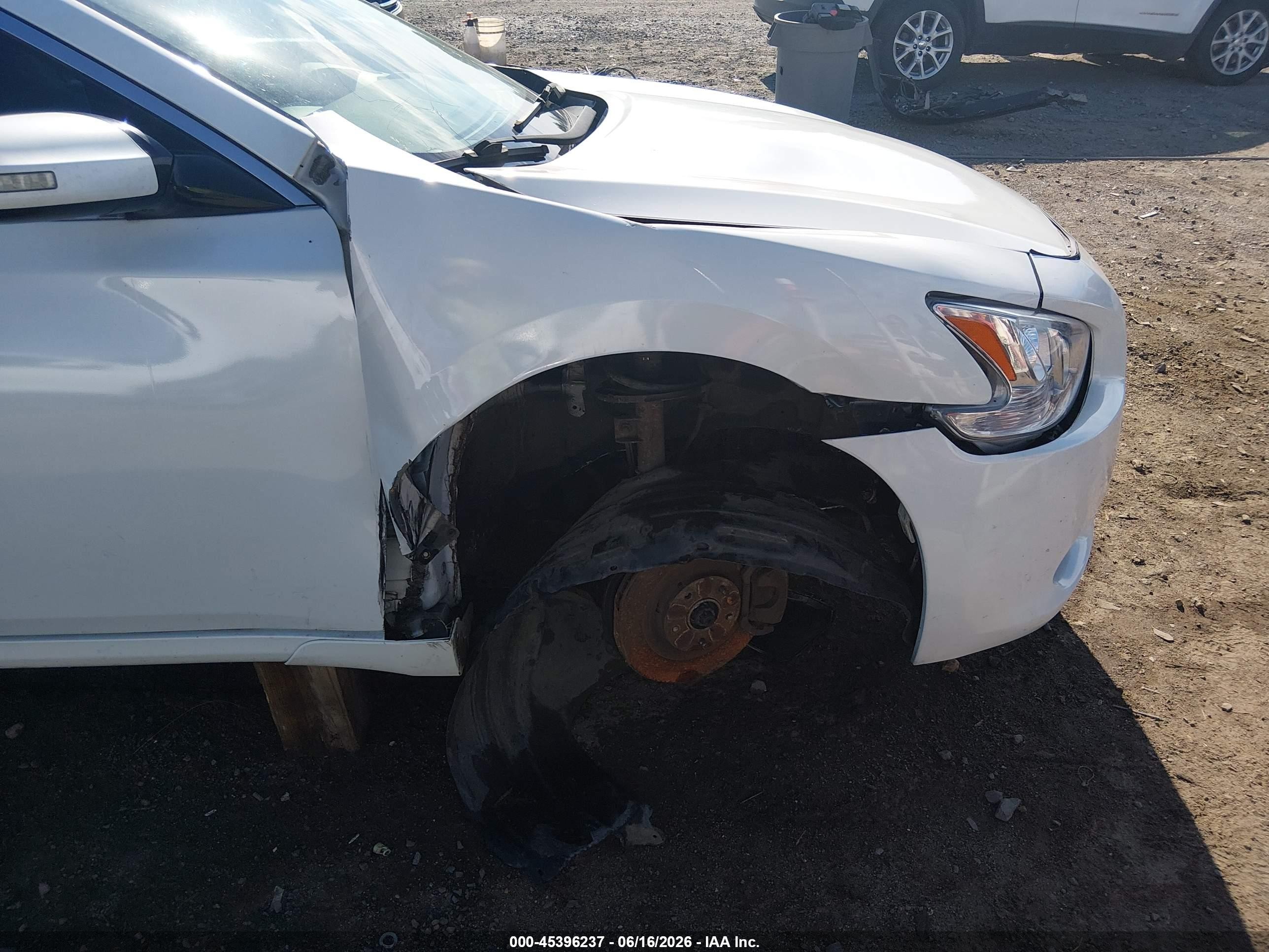 2014 Nissan Maxima 3.5 S/3.5 Sv White vin: 1N4AA5AP8EC433765