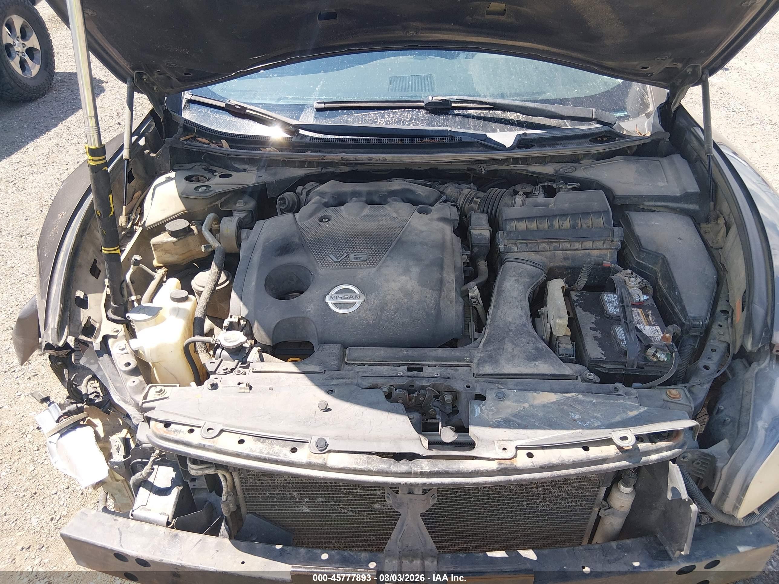 2014 Nissan Maxima 3.5 Sv Gray vin: 1N4AA5AP8EC434074