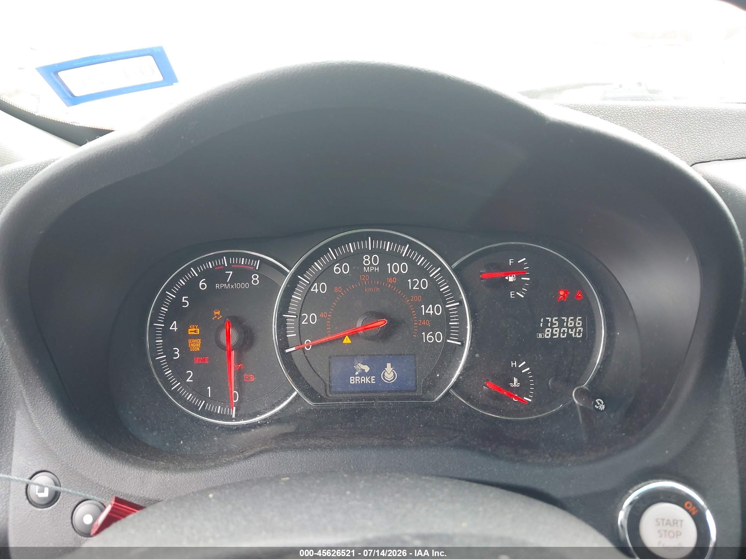 2014 Nissan Maxima 3.5 Sv Белый vin: 1N4AA5AP8EC435497