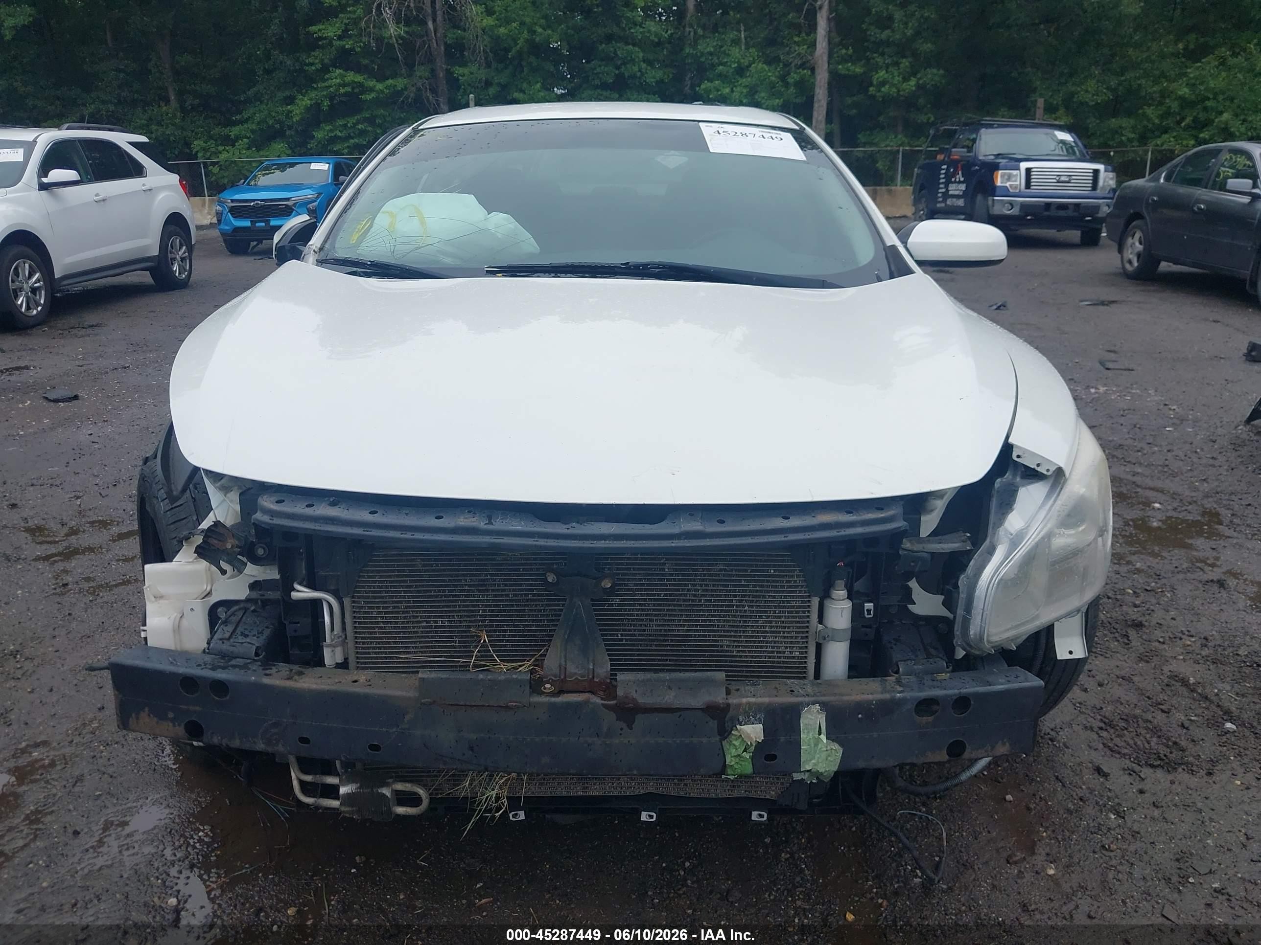 2014 Nissan Maxima 3.5 S White vin: 1N4AA5AP8EC443793