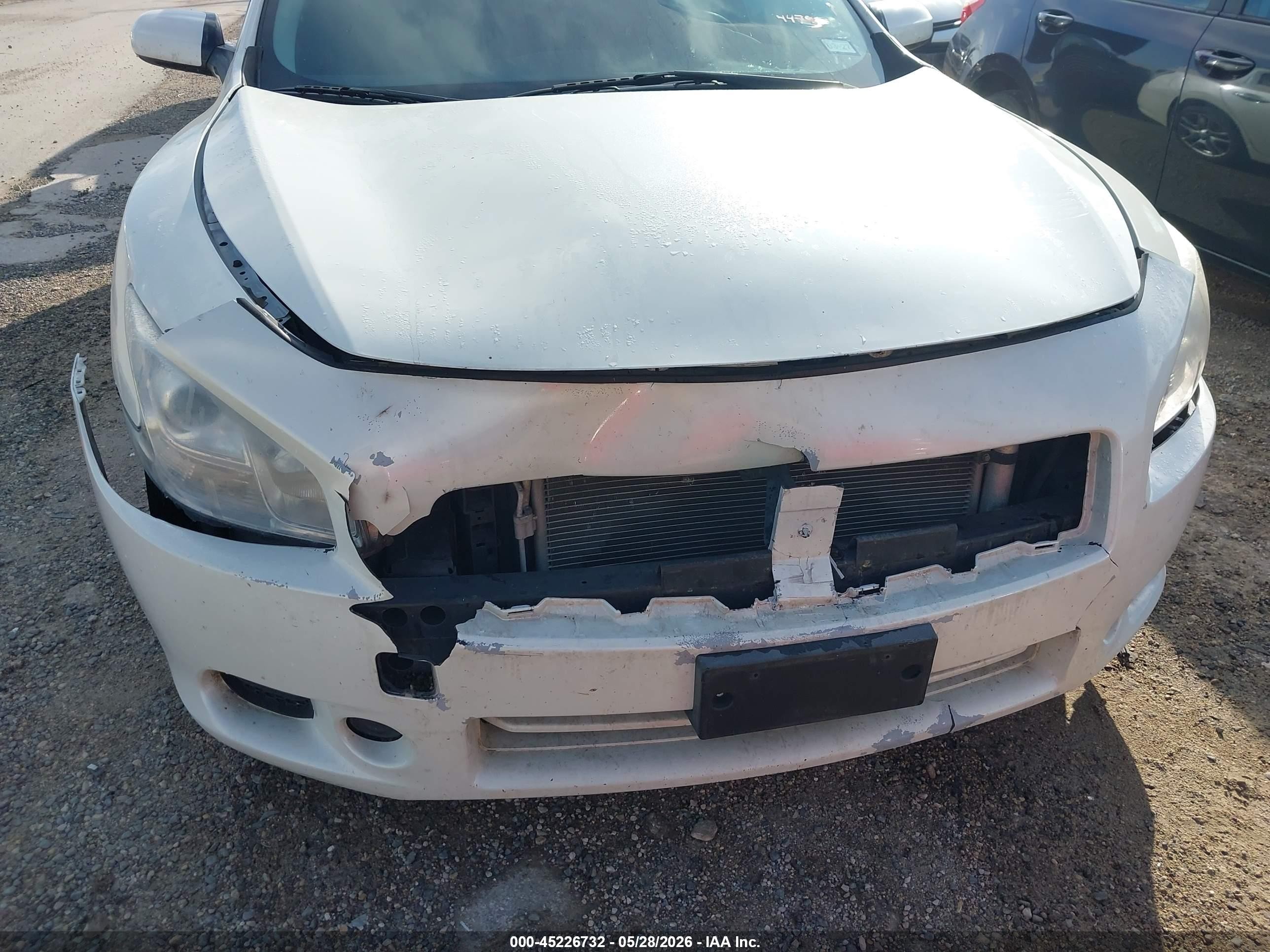 2014 Nissan Maxima 3.5 S White vin: 1N4AA5AP8EC447990